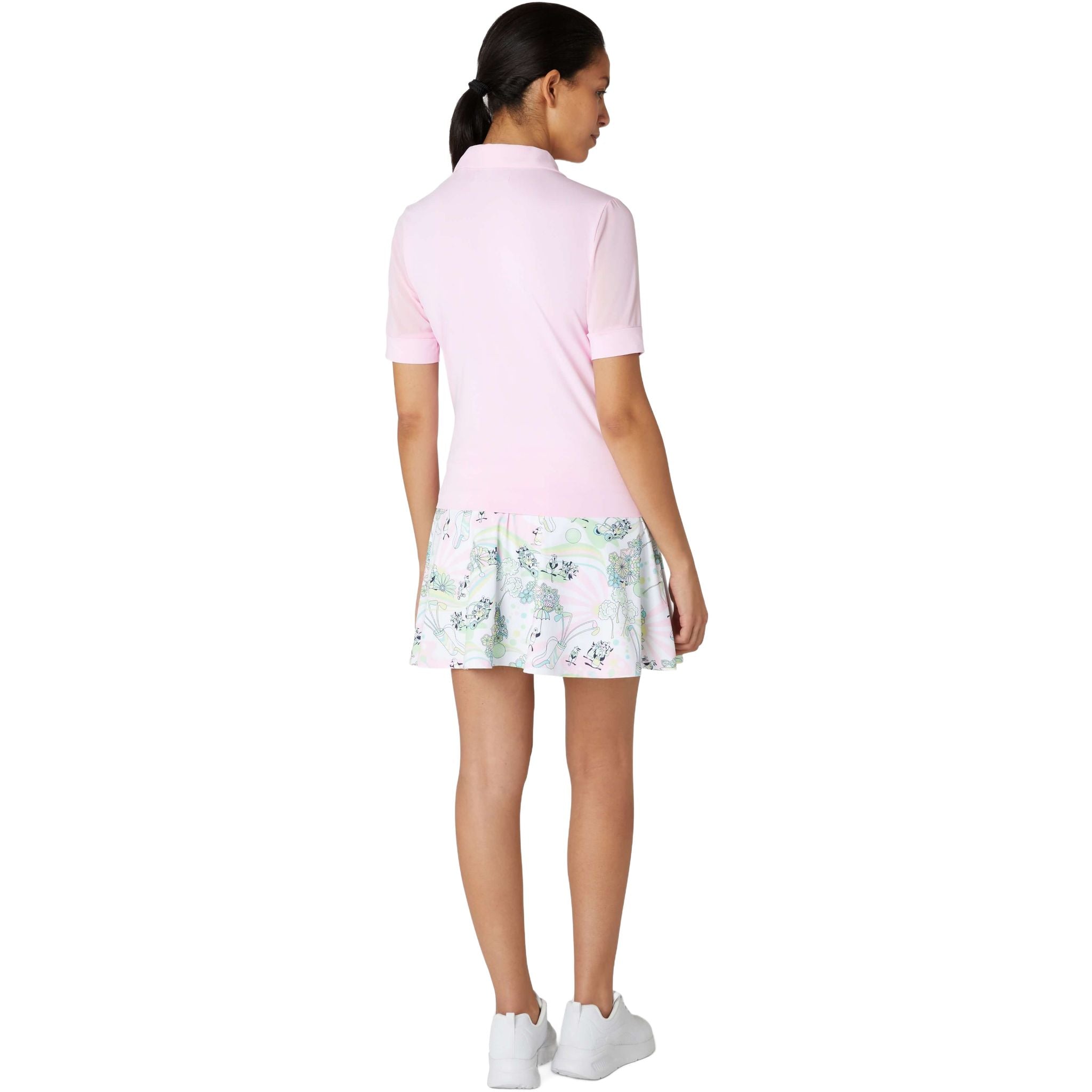 Polo da donna originale Penguin a 1/2 manica in rete bloccata