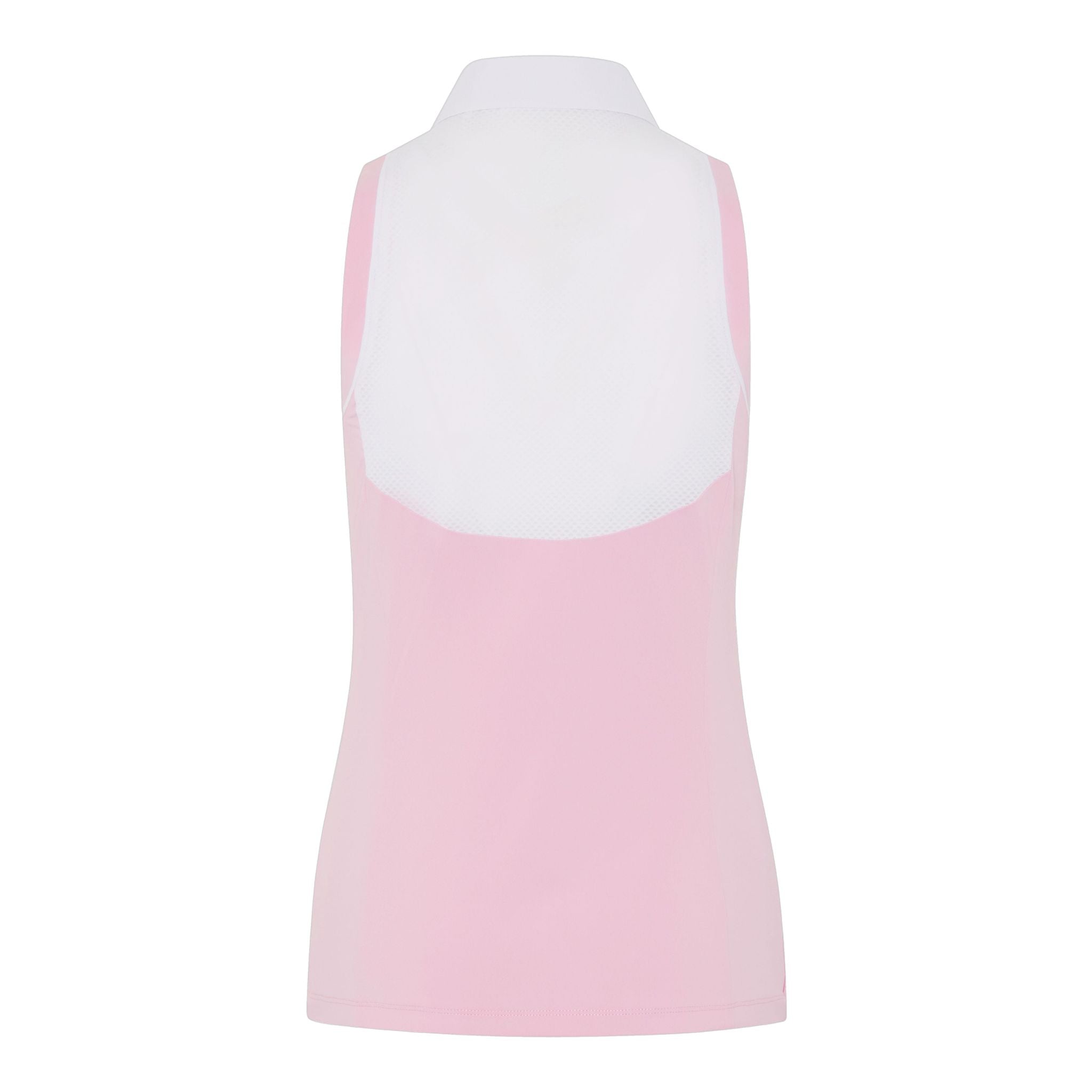 Polo senza maniche a blocchi di colore in meshback originale Penguin da donna