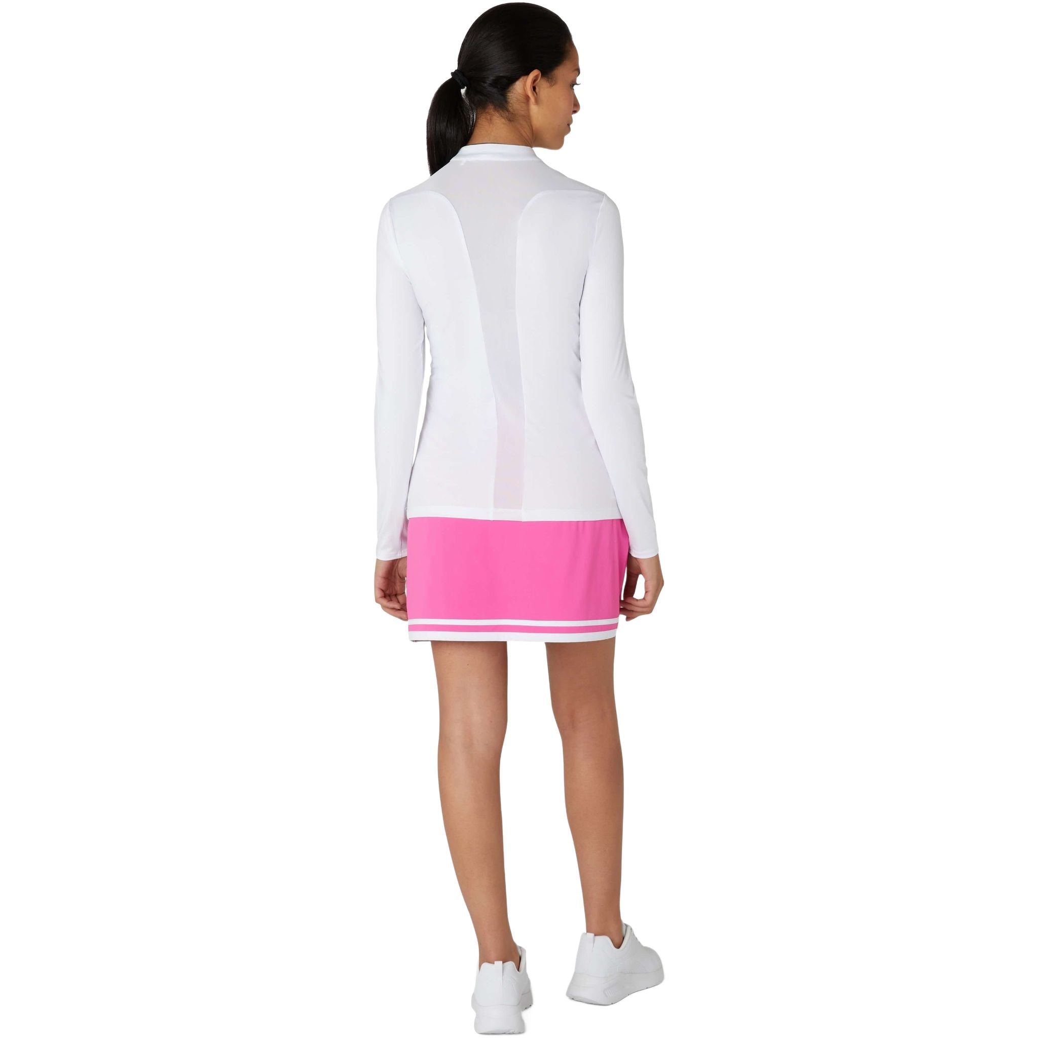 Maglione a strati con zip a 1/4 e maniche lunghe Original Penguin da donna