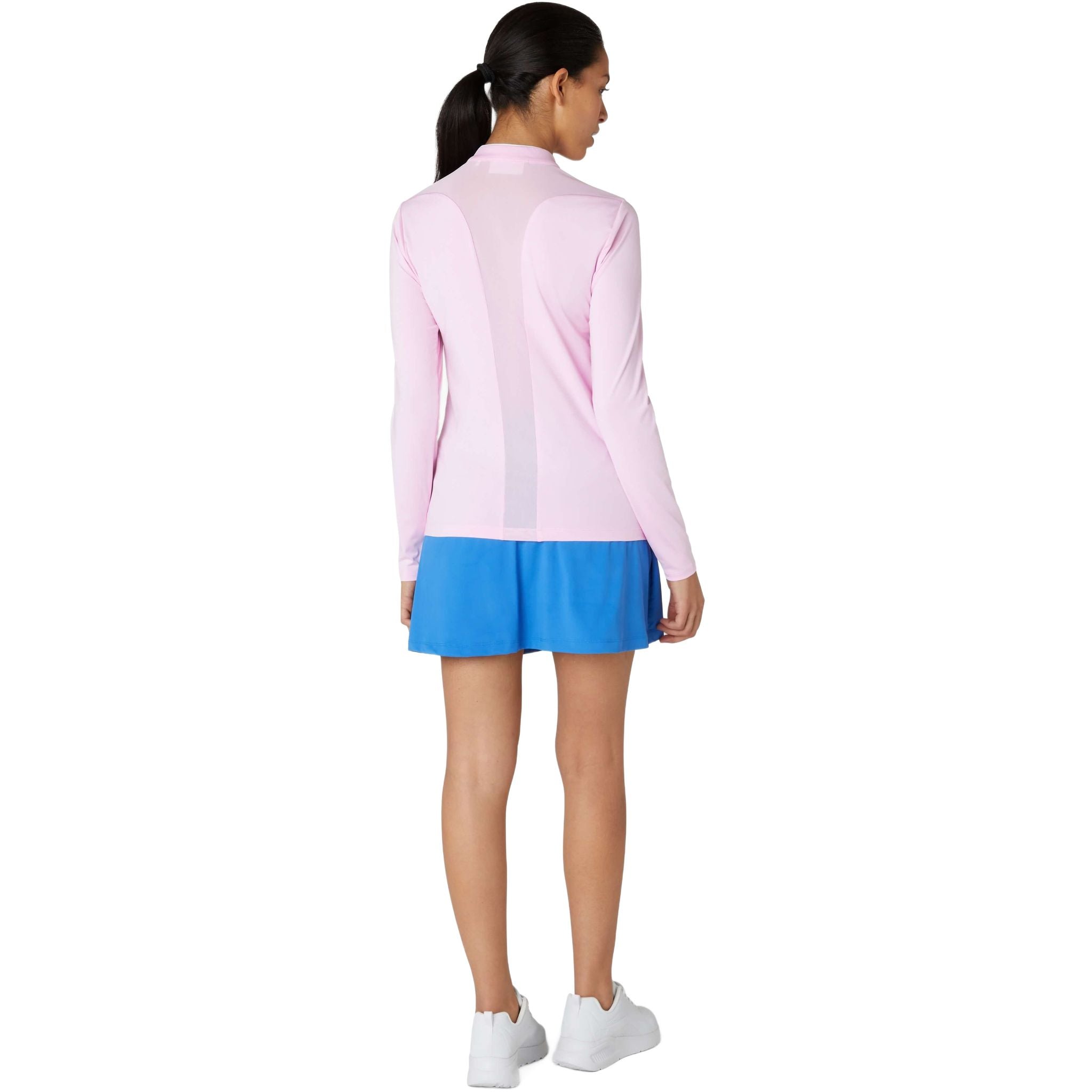 Maglione a strati con zip a 1/4 e maniche lunghe Original Penguin da donna