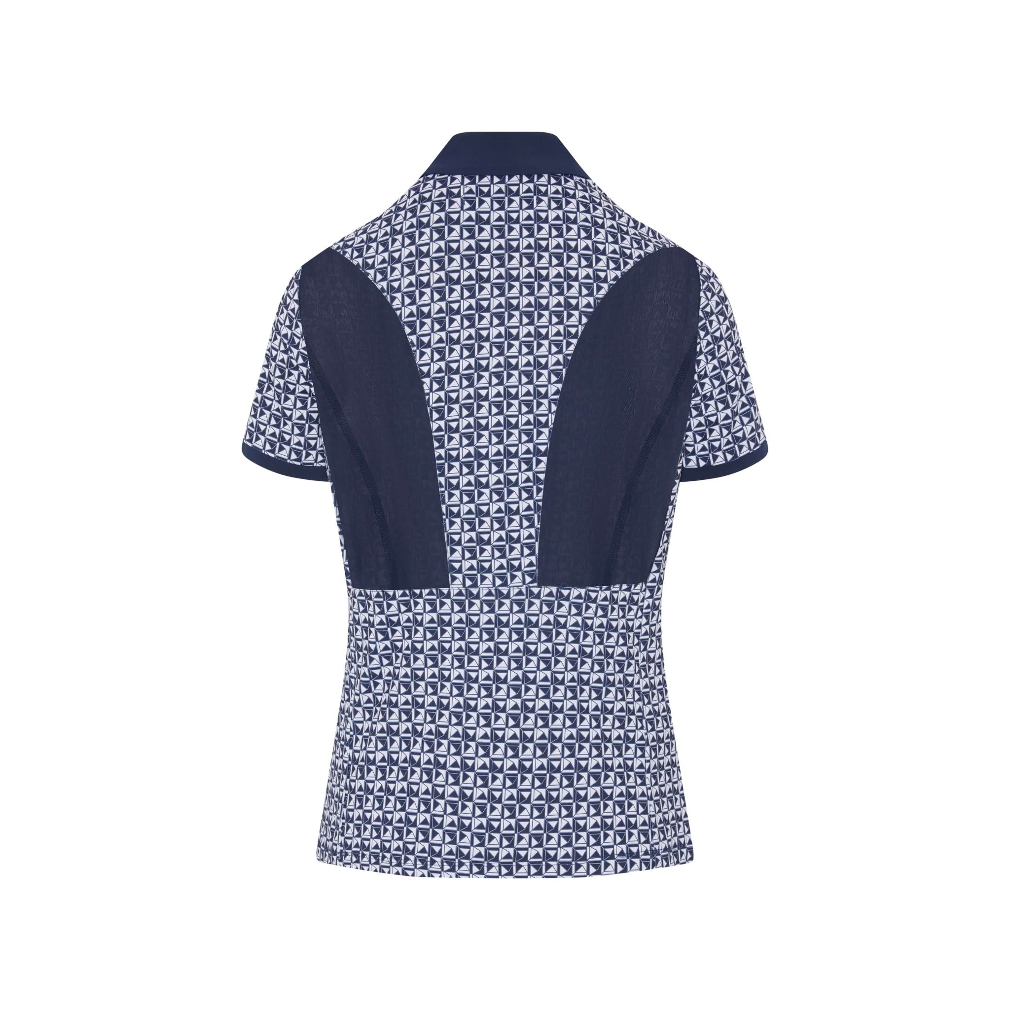 Polo da donna con stampa Geo Original Penguin Meshback