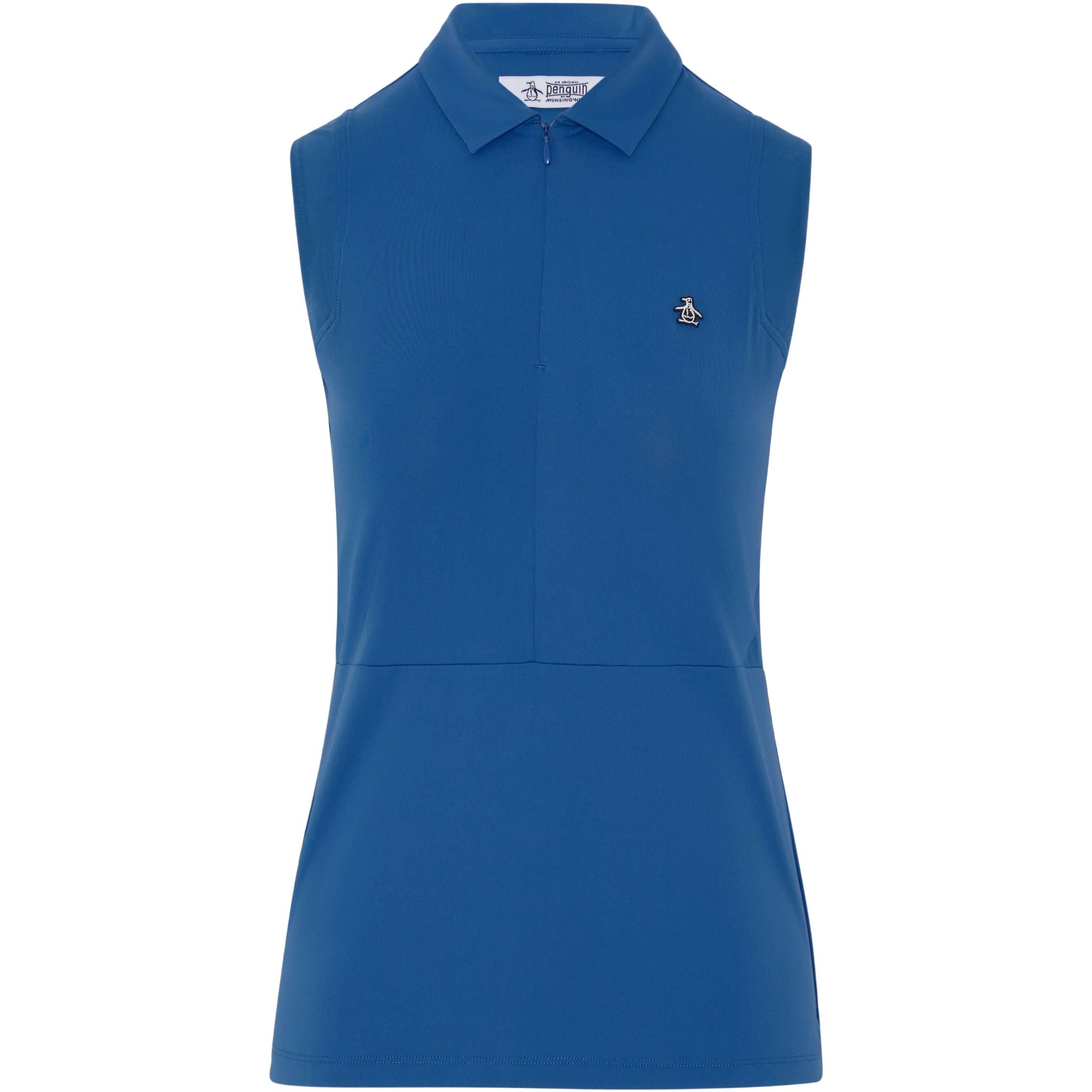 Polo da donna con zip originale Penguin