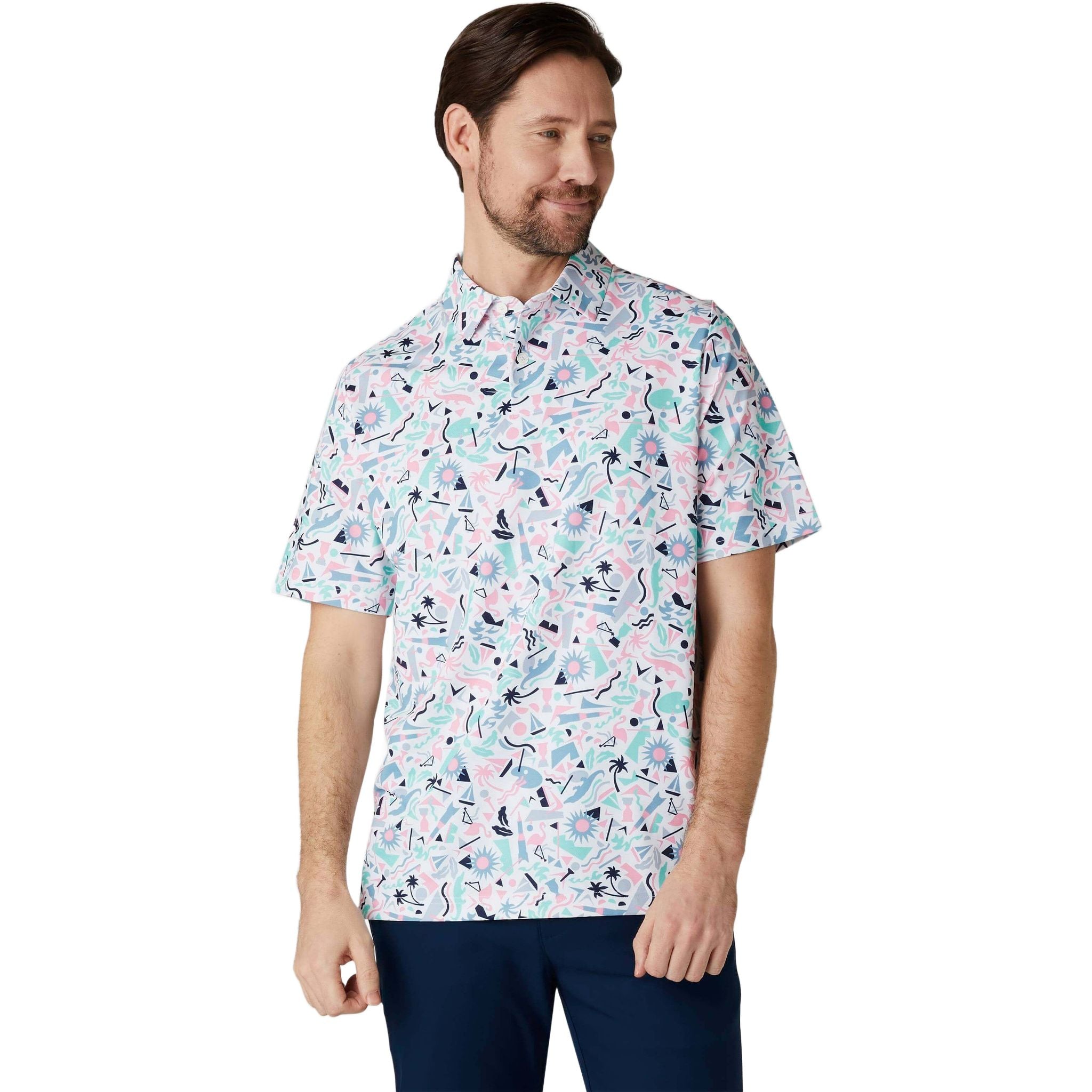 Polo da uomo Callaway Florida Abstract