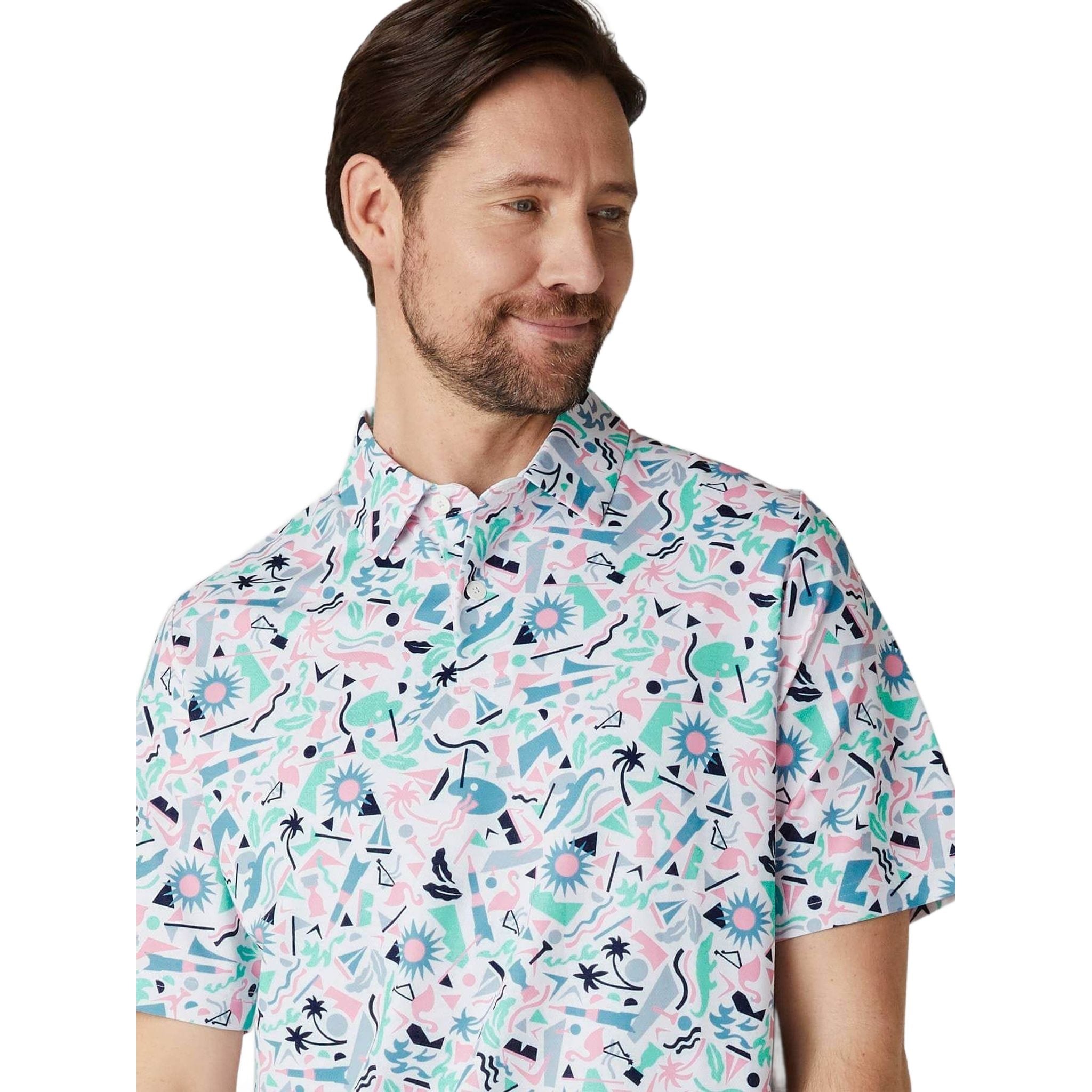 Polo da uomo Callaway Florida Abstract