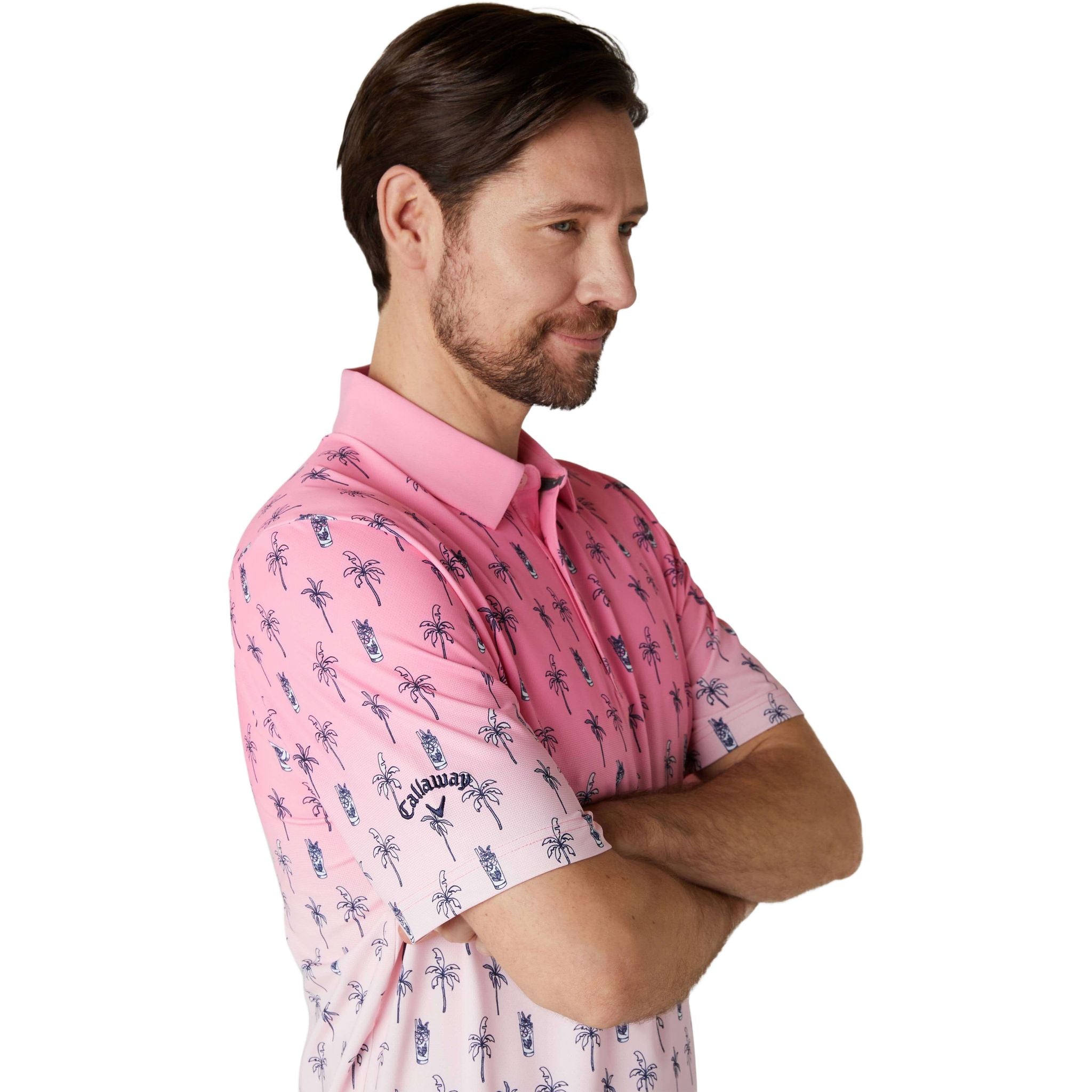 Polo a maniche corte Callaway Mojito Ombre da uomo