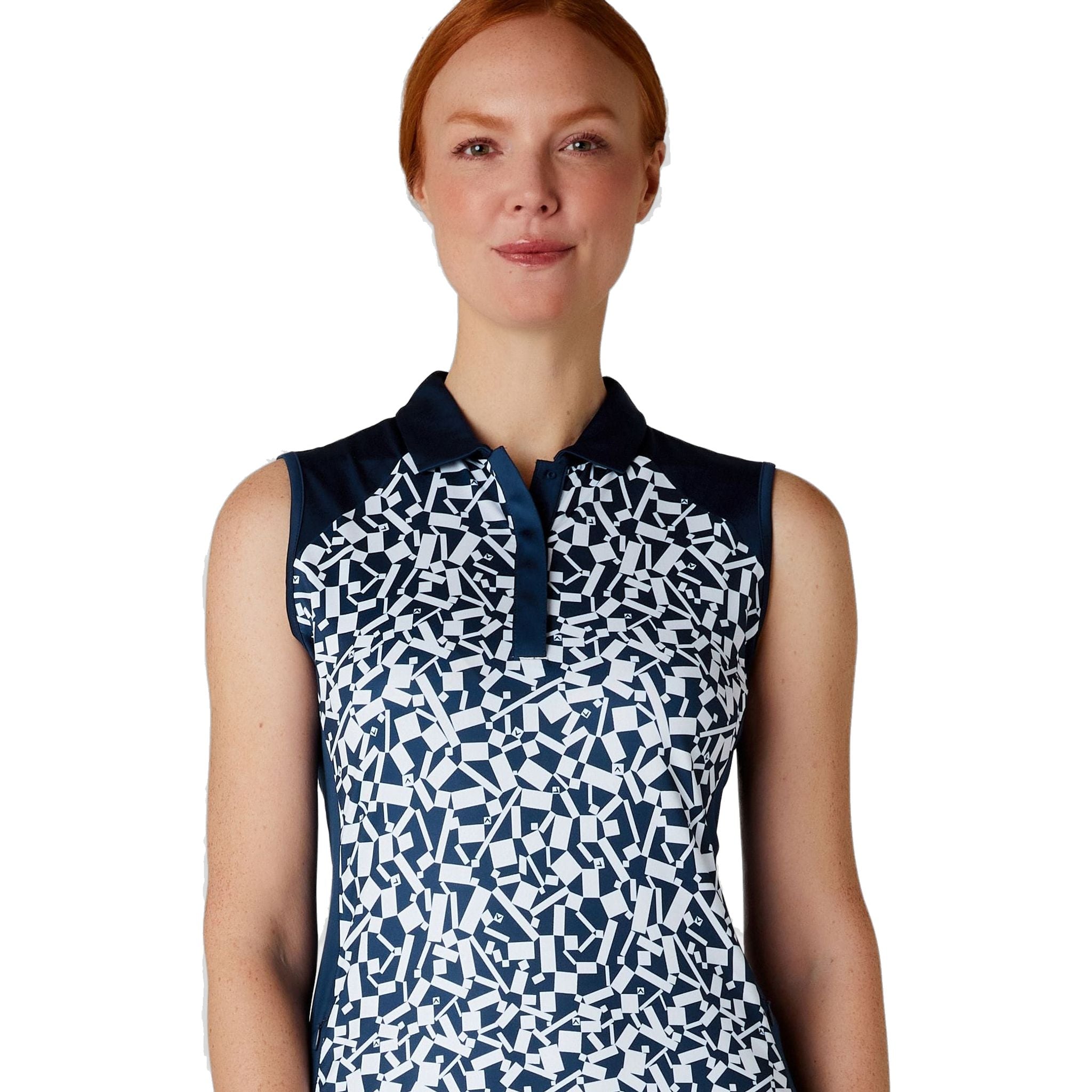 Abito senza maniche Callaway Two Tone Geo da donna