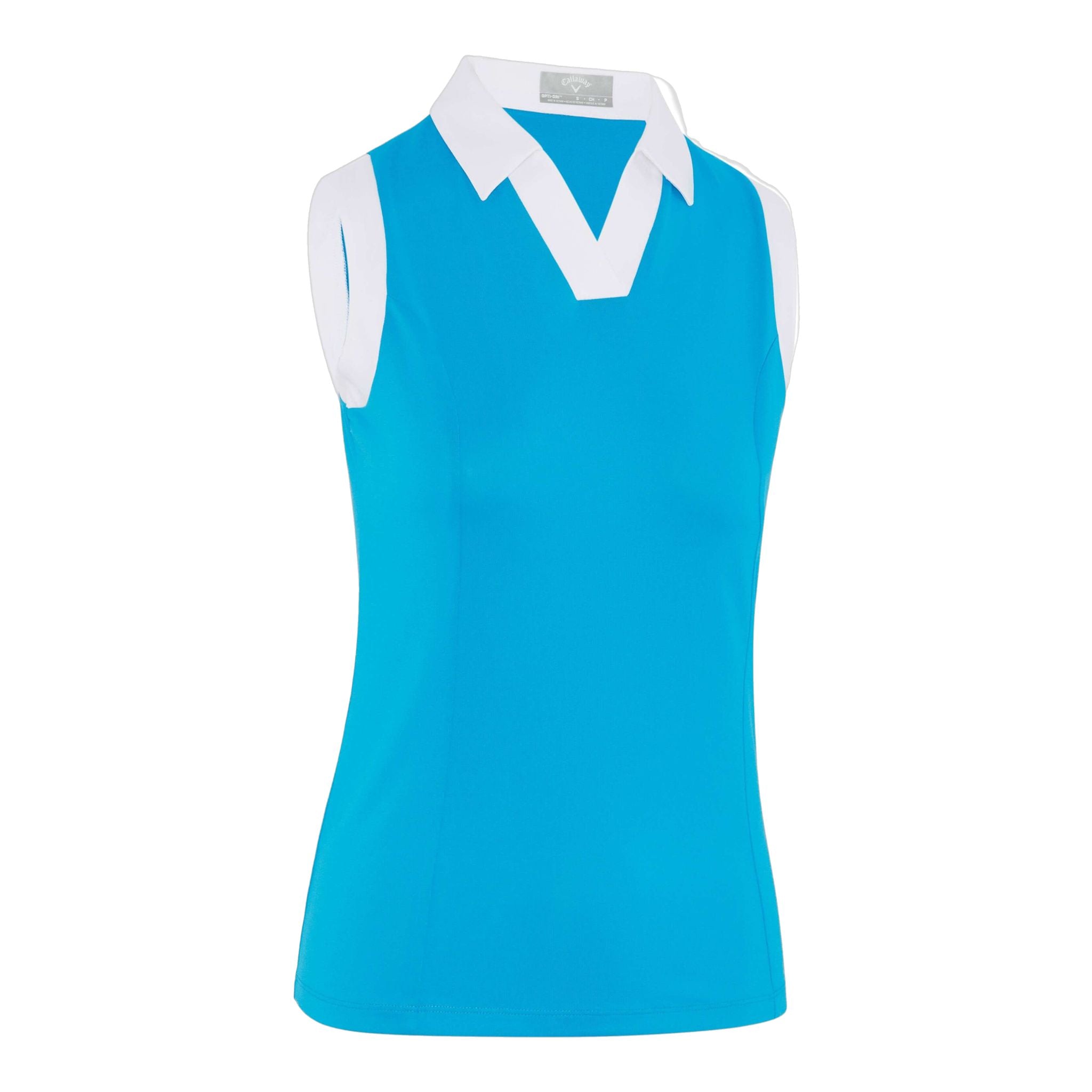 Callaway Polo senza maniche Colorblock da donna