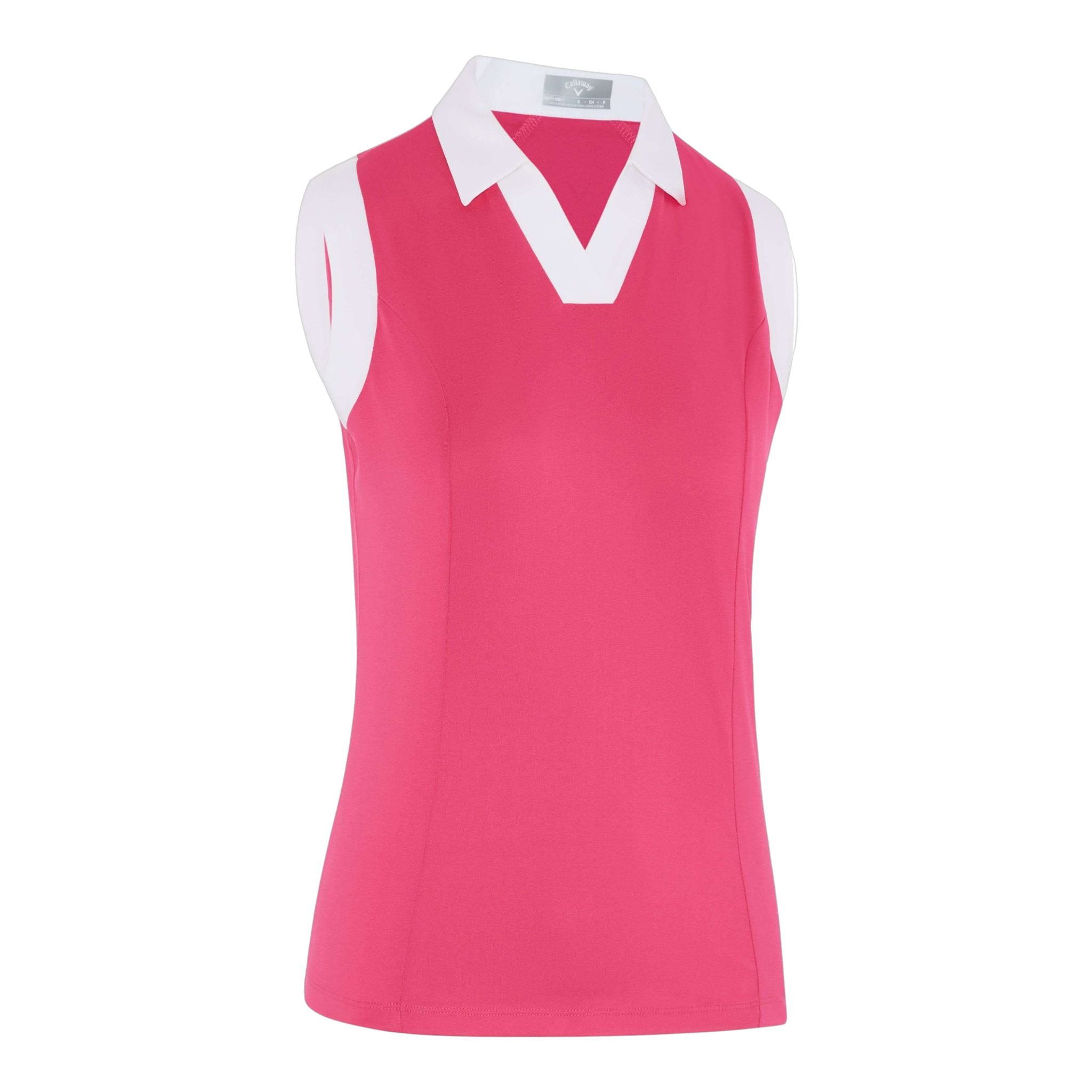 Callaway Polo senza maniche Colorblock da donna
