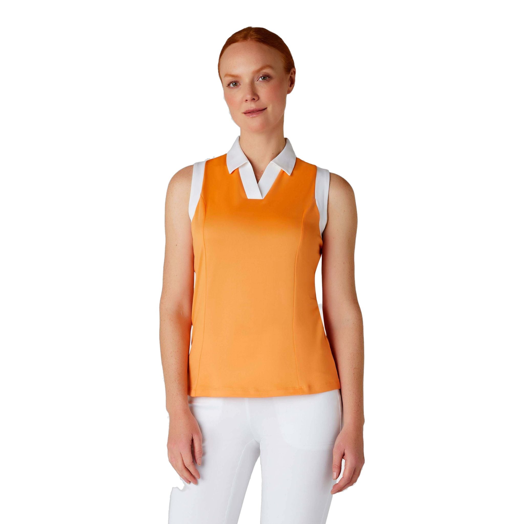 Callaway Polo senza maniche Colorblock da donna