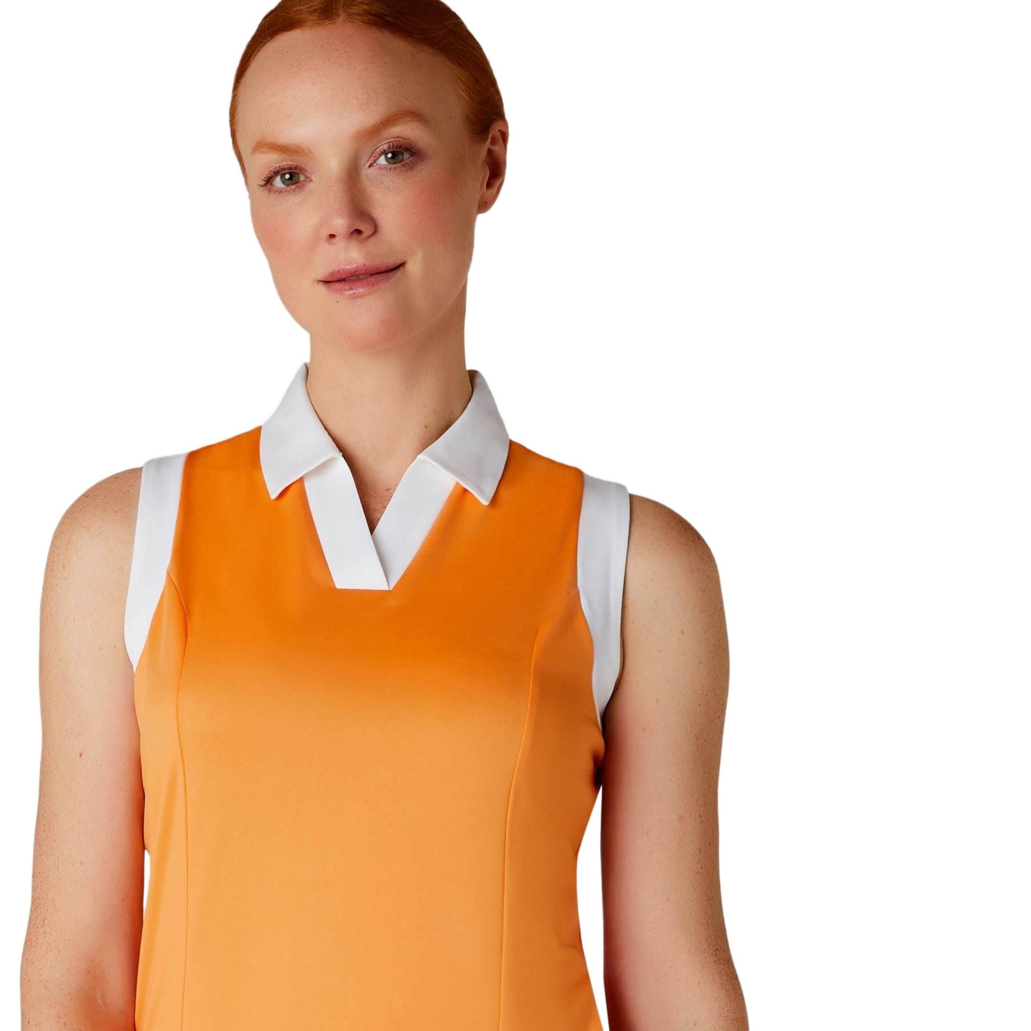 Callaway Polo senza maniche Colorblock da donna