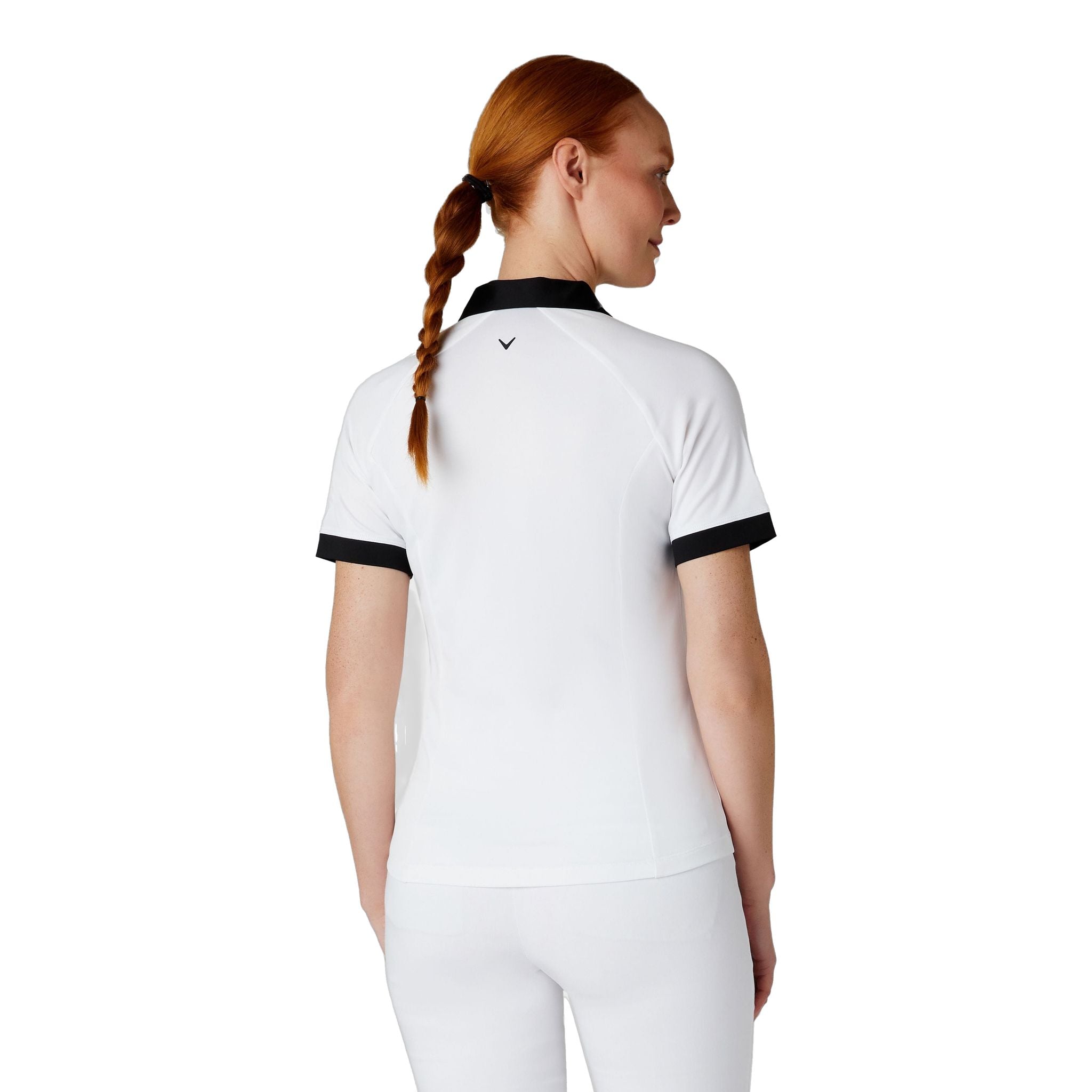 Callaway Short Sleeve V-Placket Camicia ColorBL Donna