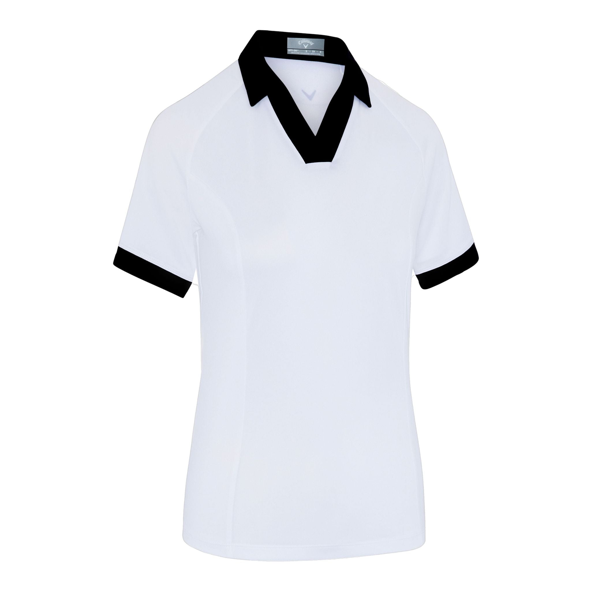 Callaway Short Sleeve V-Placket Camicia ColorBL Donna