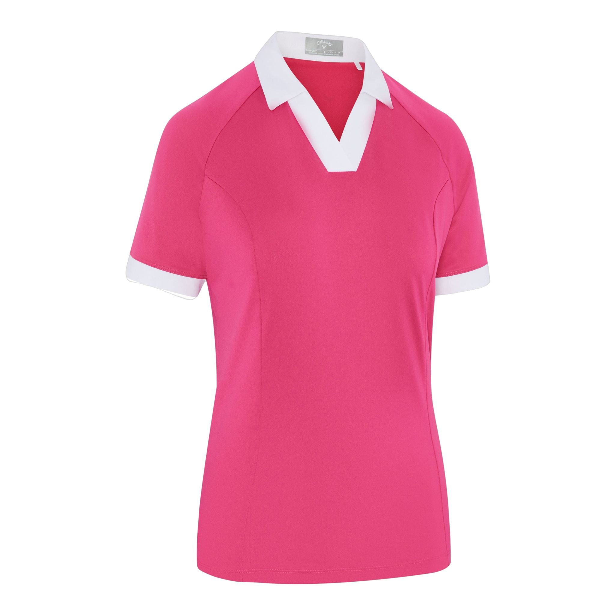 Callaway Short Sleeve V-Placket Camicia ColorBL Donna