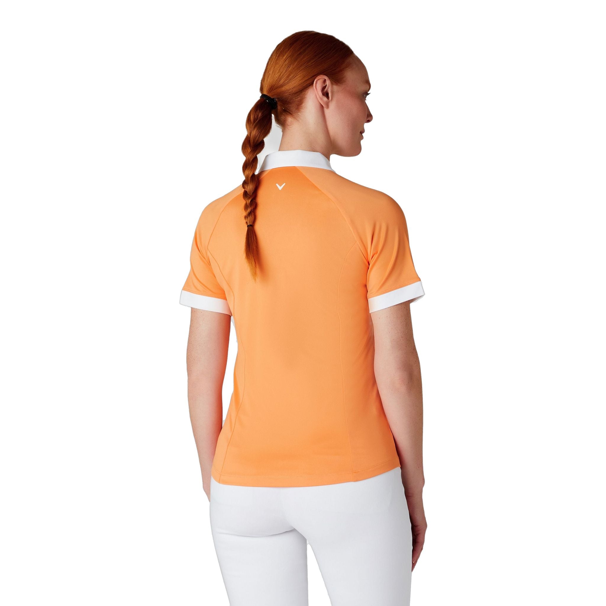 Callaway Short Sleeve V-Placket Camicia ColorBL Donna