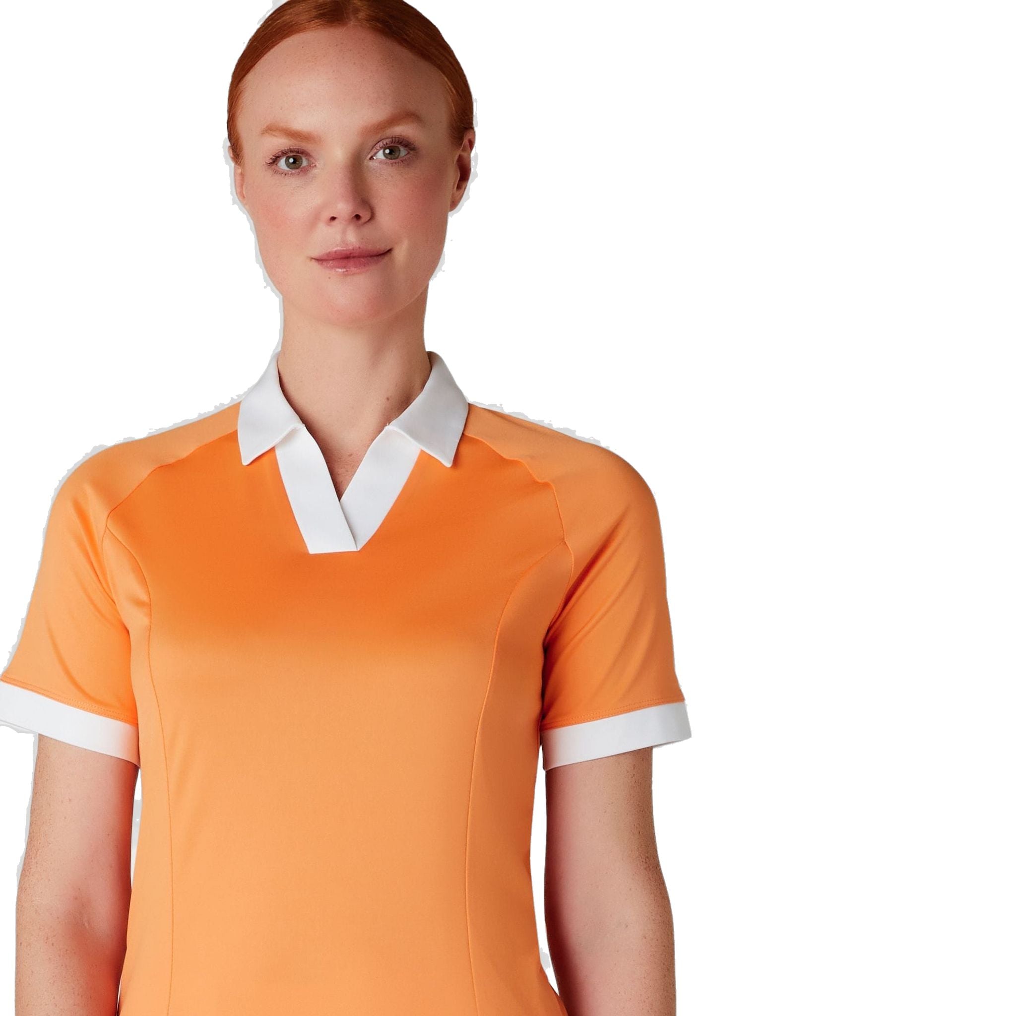 Callaway Short Sleeve V-Placket Camicia ColorBL Donna