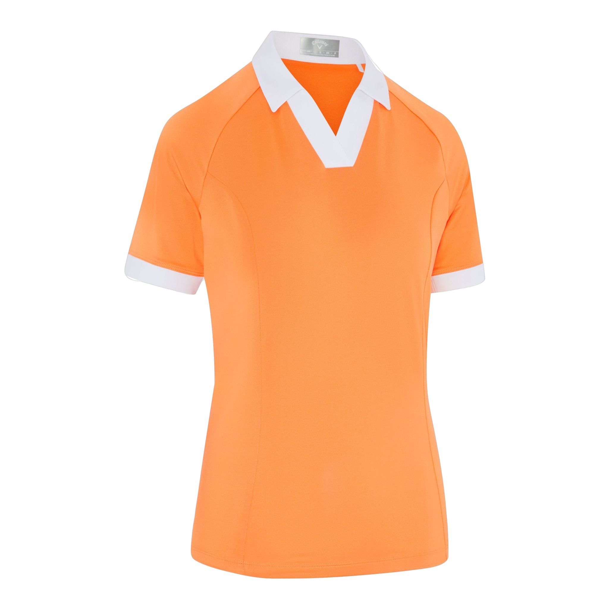 Callaway Short Sleeve V-Placket Camicia ColorBL Donna