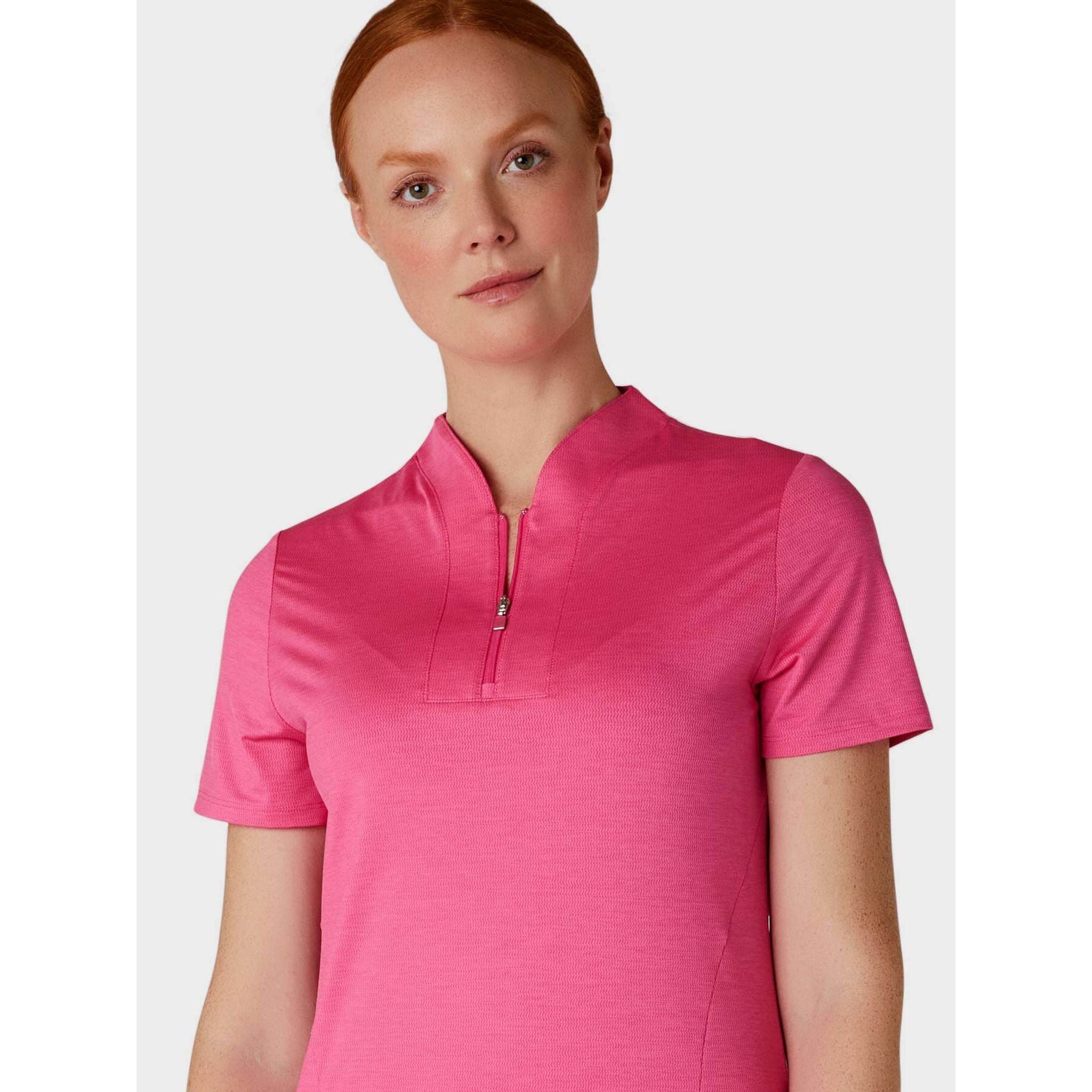 Polo a maniche corte Callaway Tonal Heather da donna