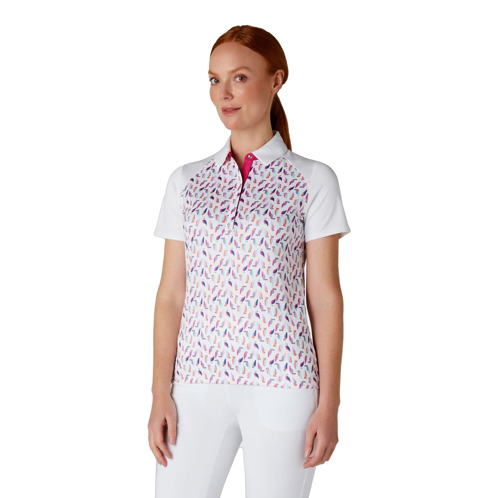 Polo Callaway Birdie/Eagle Print da donna