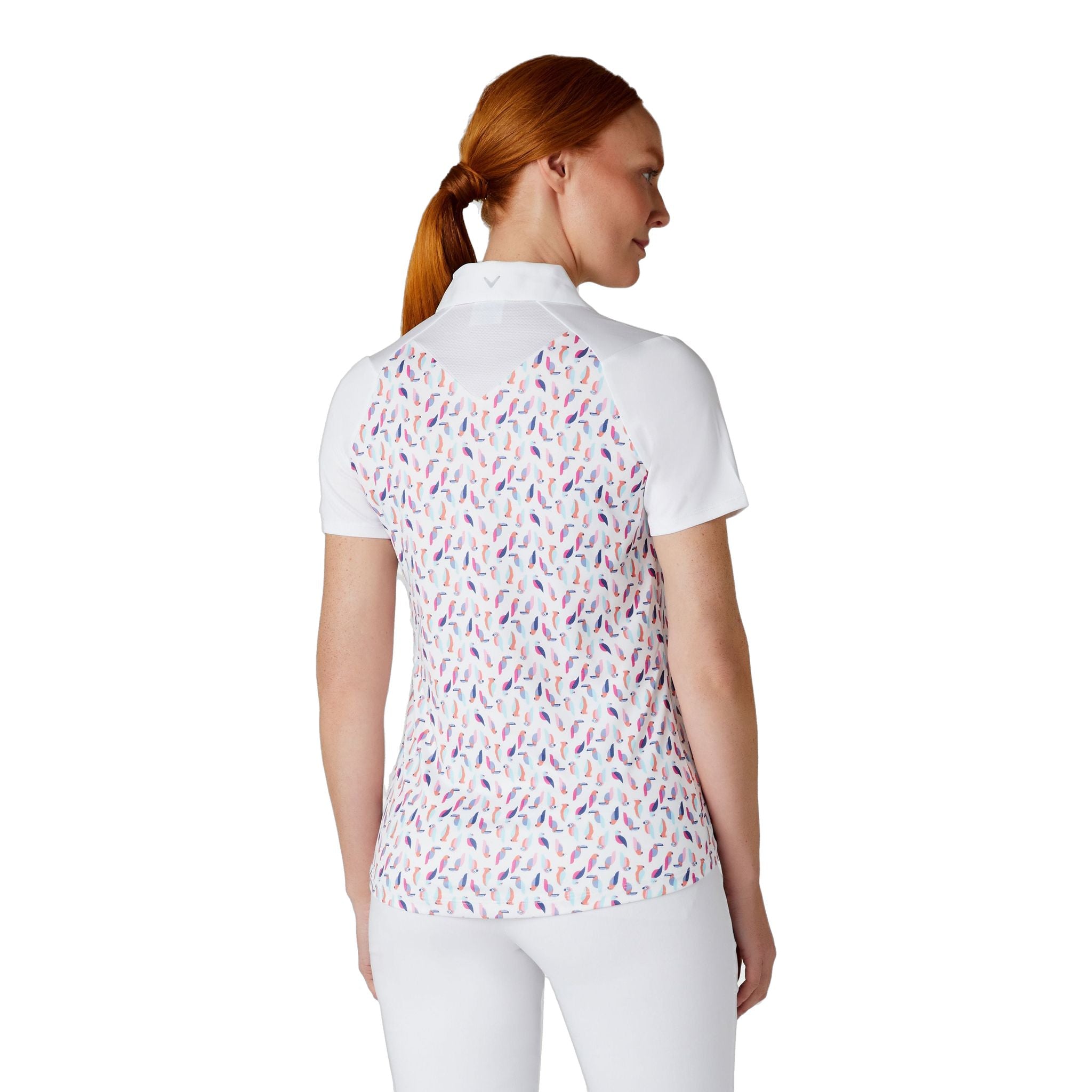 Polo Callaway Birdie/Eagle Print da donna