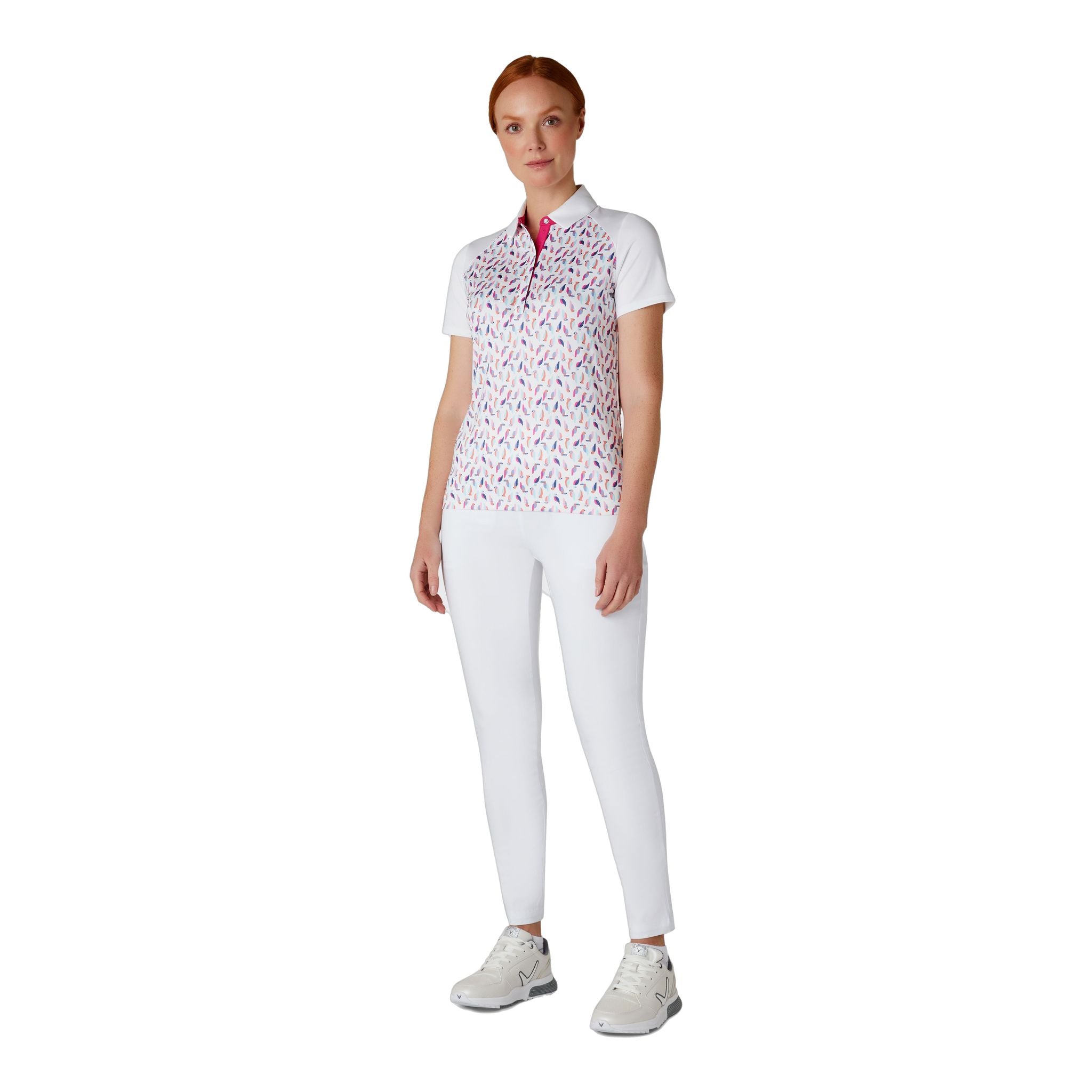 Polo Callaway Birdie/Eagle Print da donna