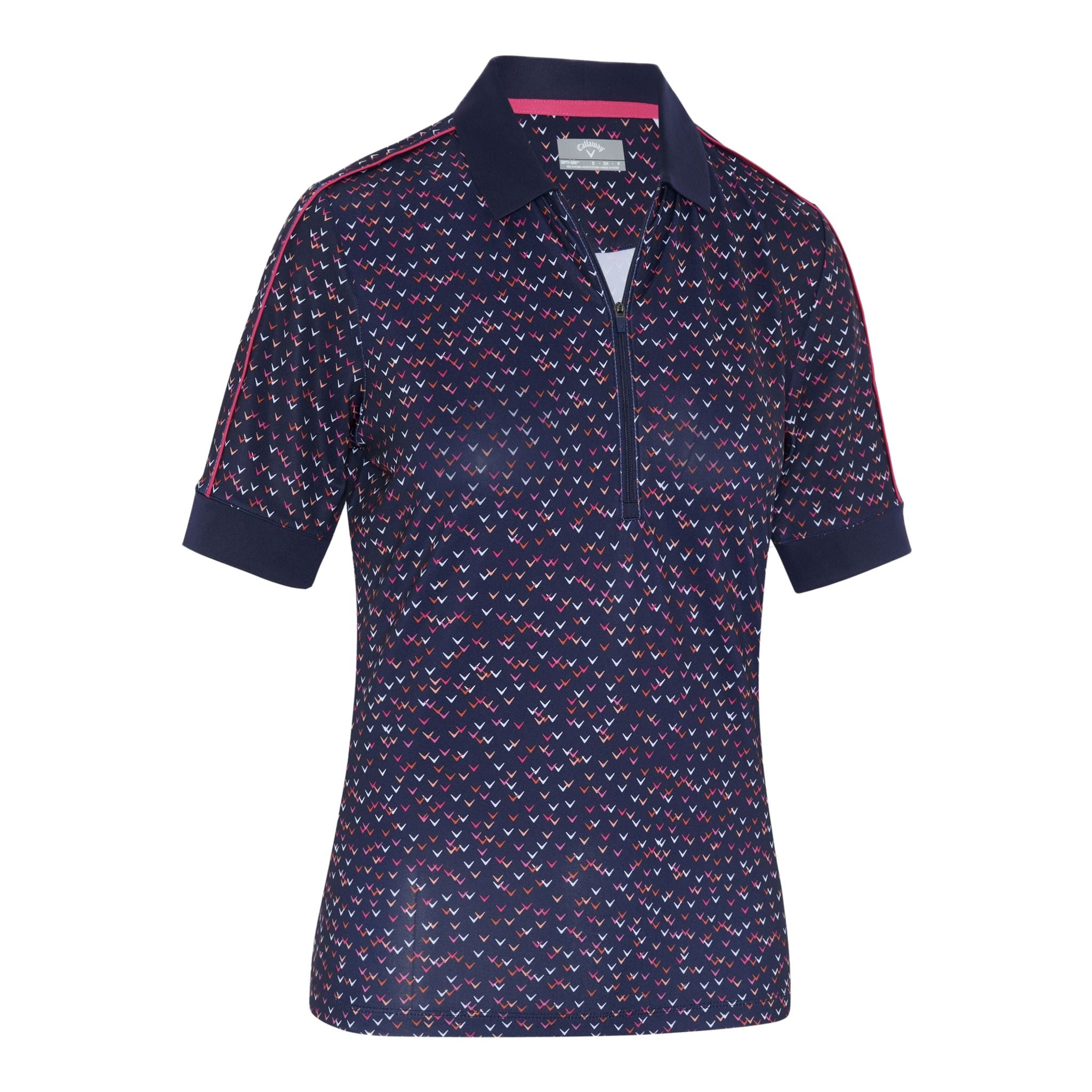 Callaway Chev Camicia stampata a mezza manica da donna