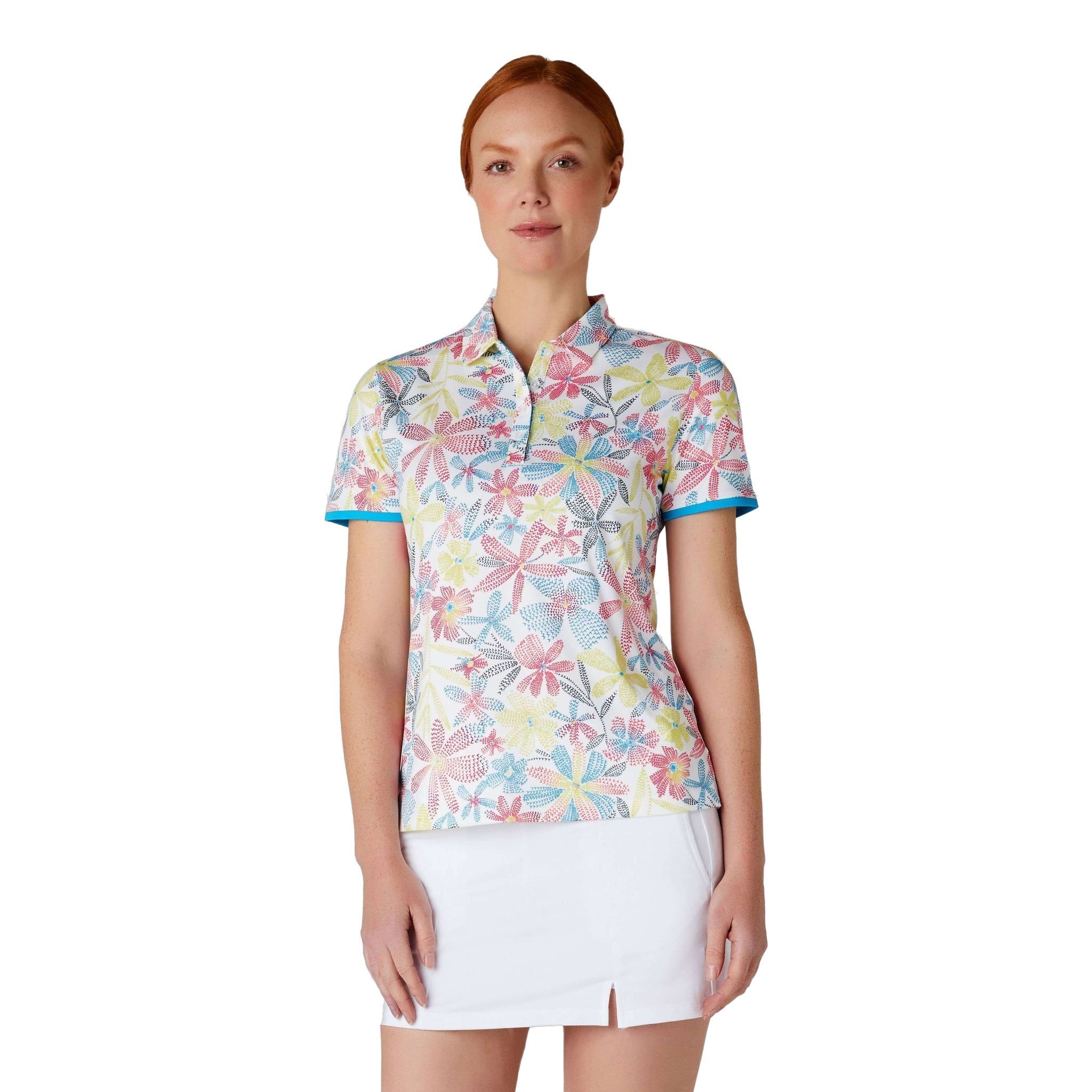 Camicia Callaway Allover Chev Flor da donna