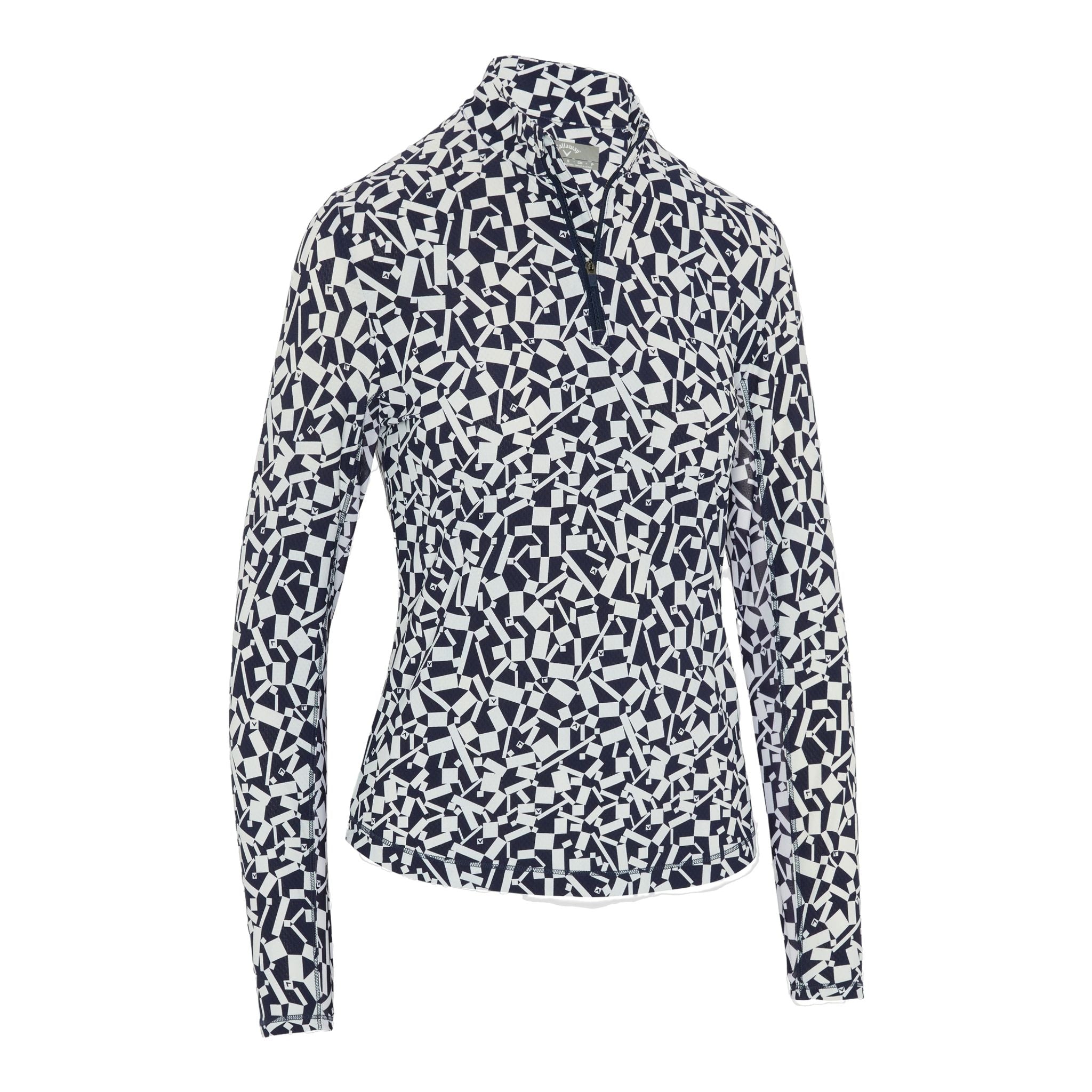 Camicia Callaway con stampa geometrica bicolore da donna