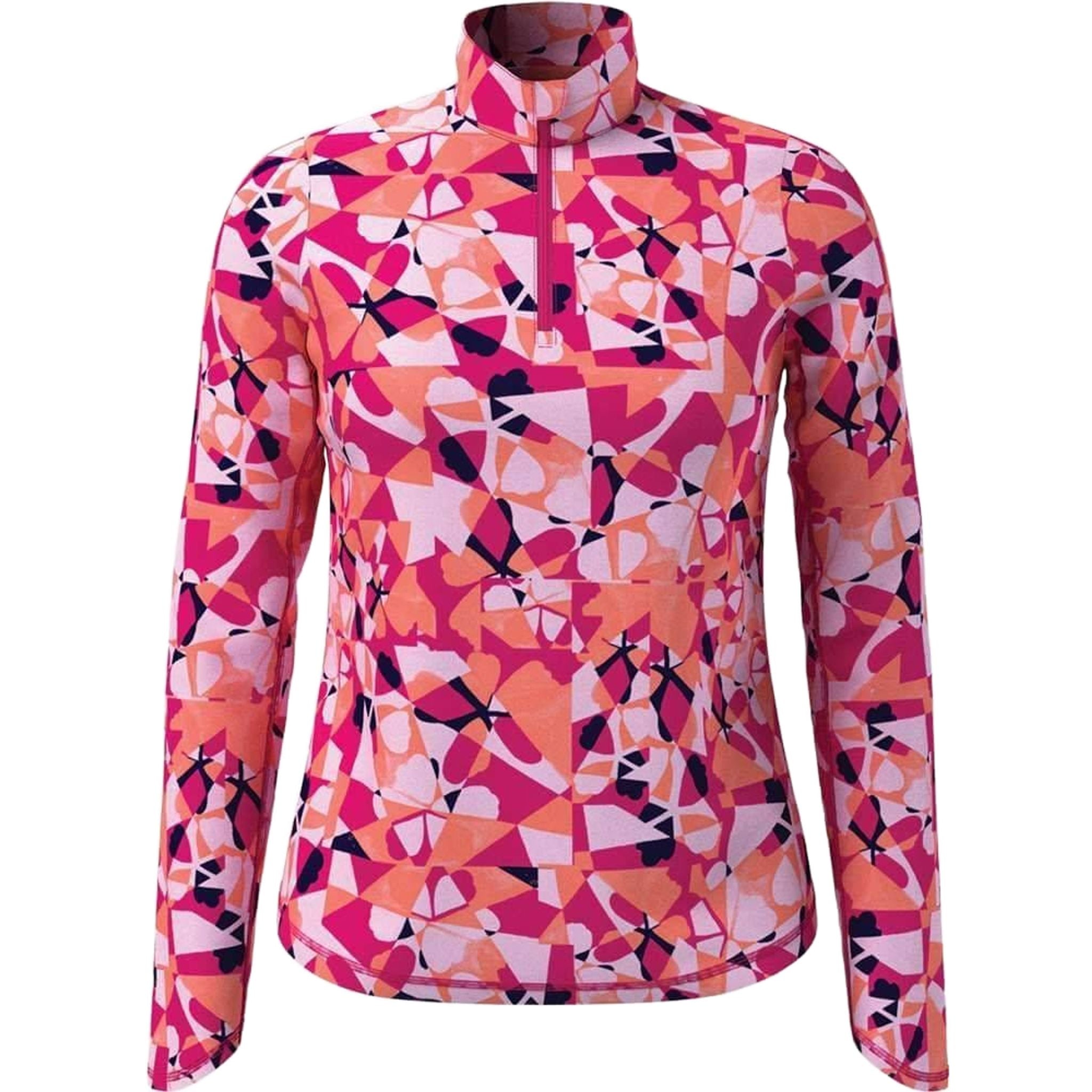 Camicia da donna con stampa floreale geometrica Callaway