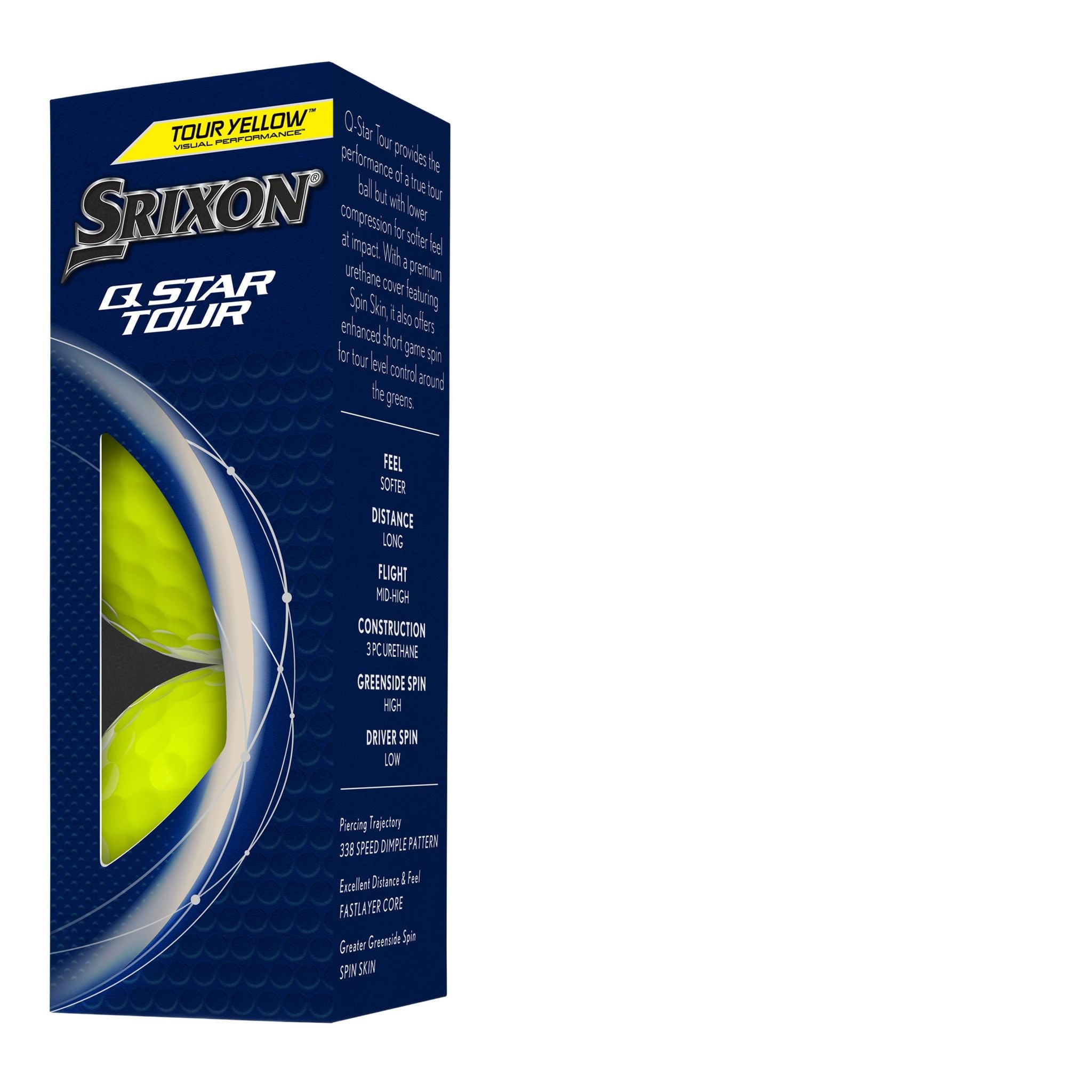 Srixon Q-Star Tour 5 palline da golf (12 palline)