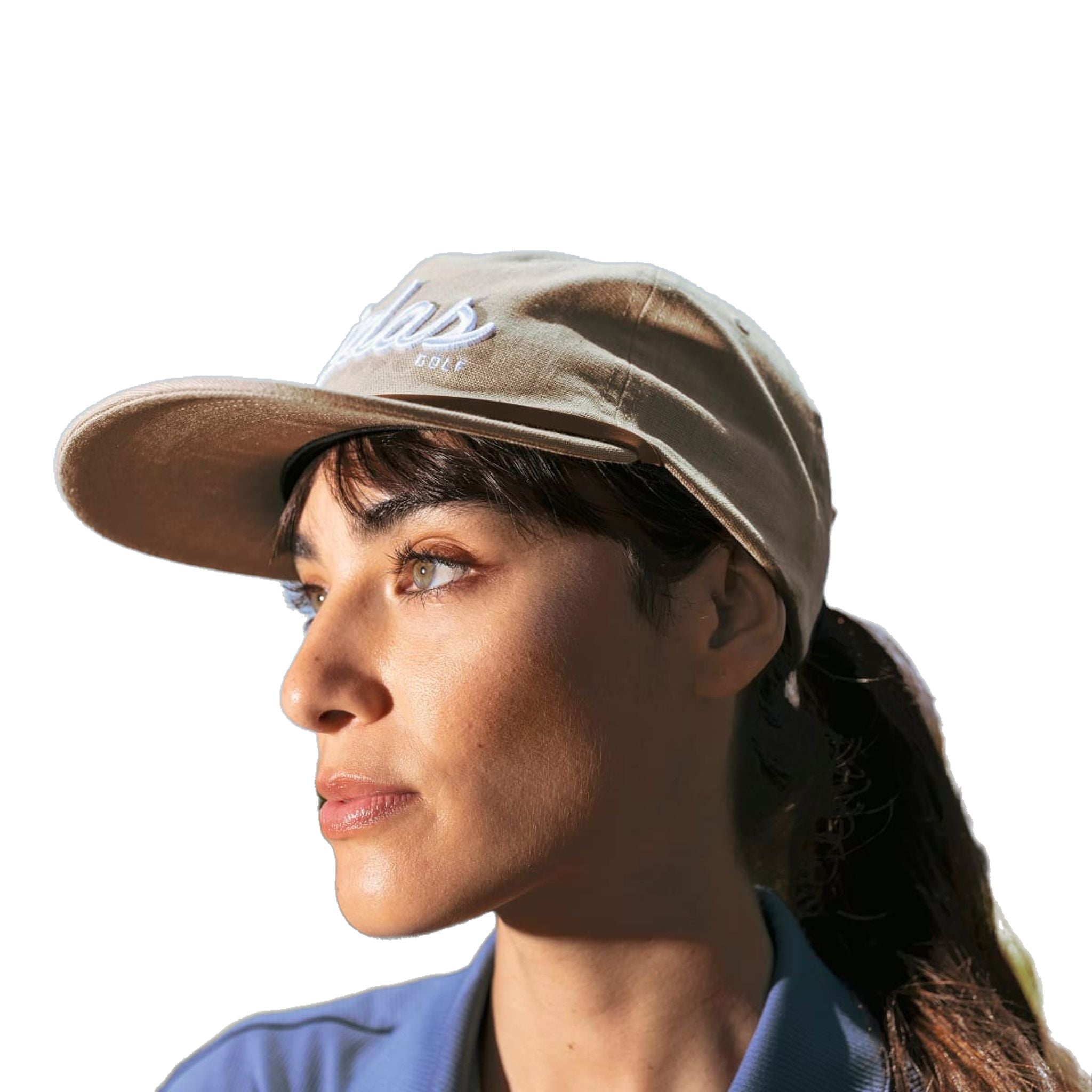 Cappello da golf Adidas con scritta a 5 pannelli da uomo