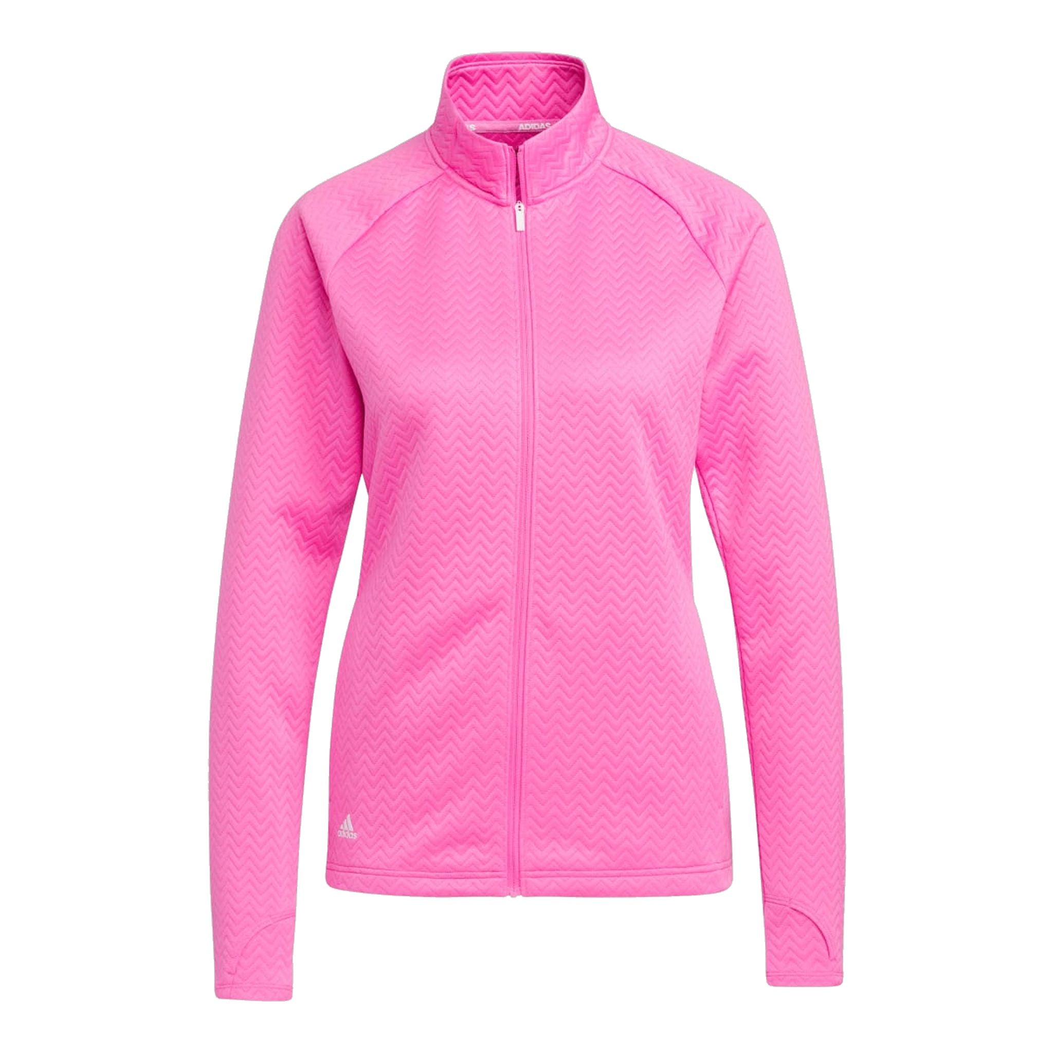 Adidas W Texture Full Zip Layer Rosa Donna