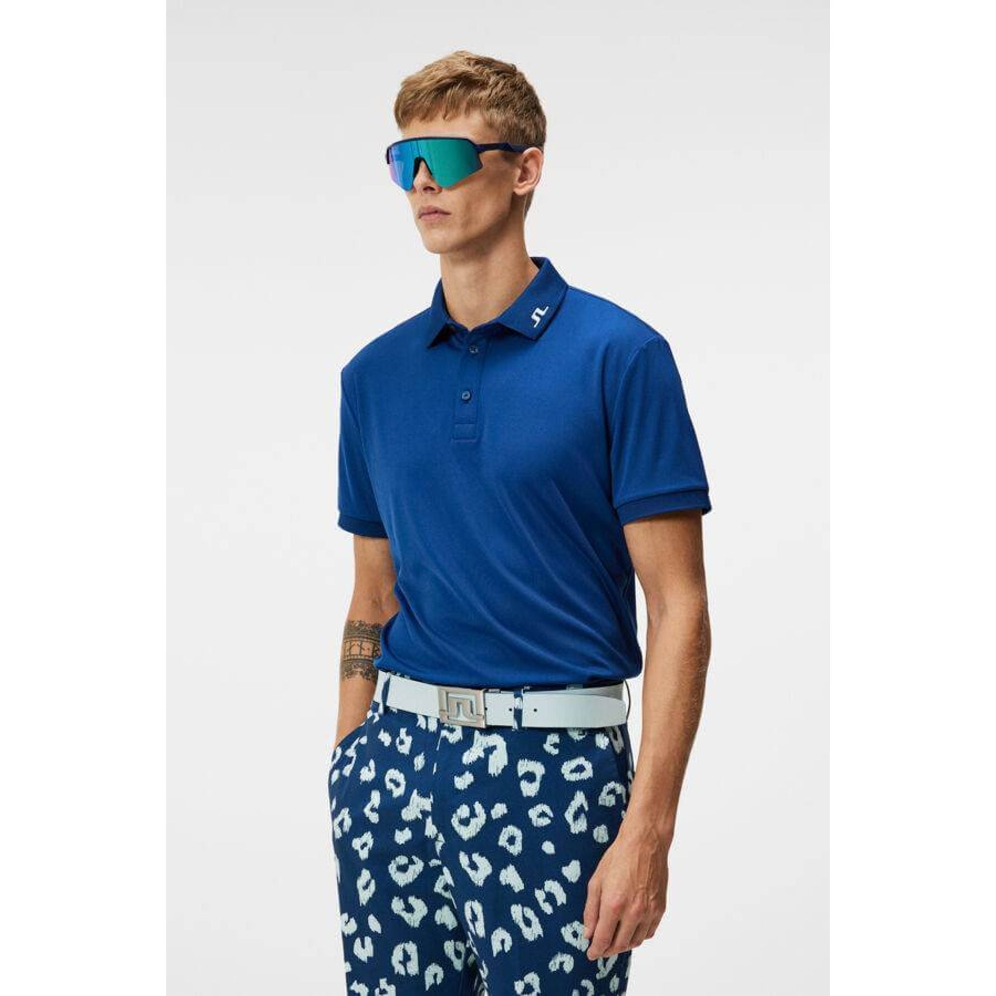 Polo da uomo con stampa vestibilità regolare J. Lindeberg KV