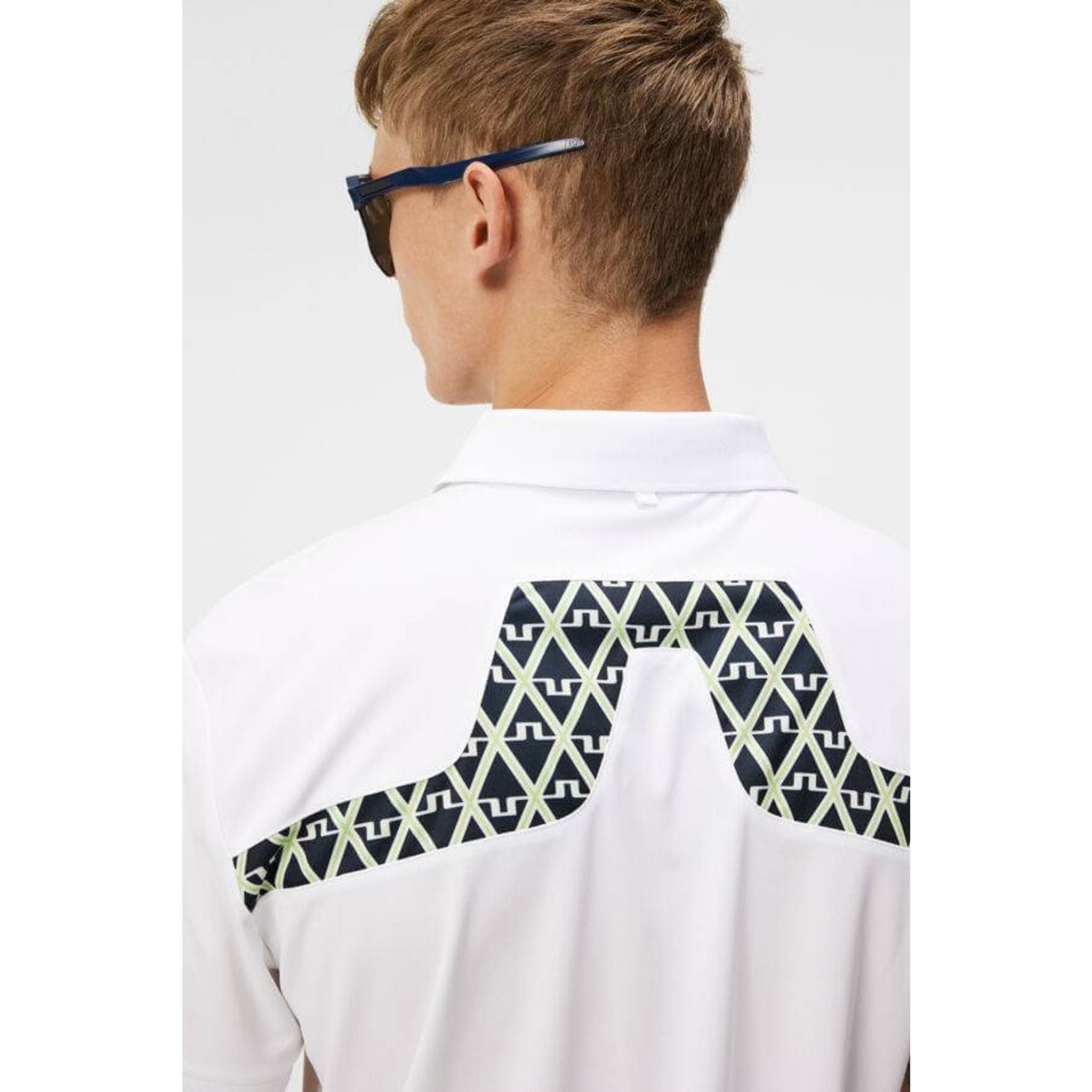 Polo da uomo con stampa vestibilità regolare J. Lindeberg KV