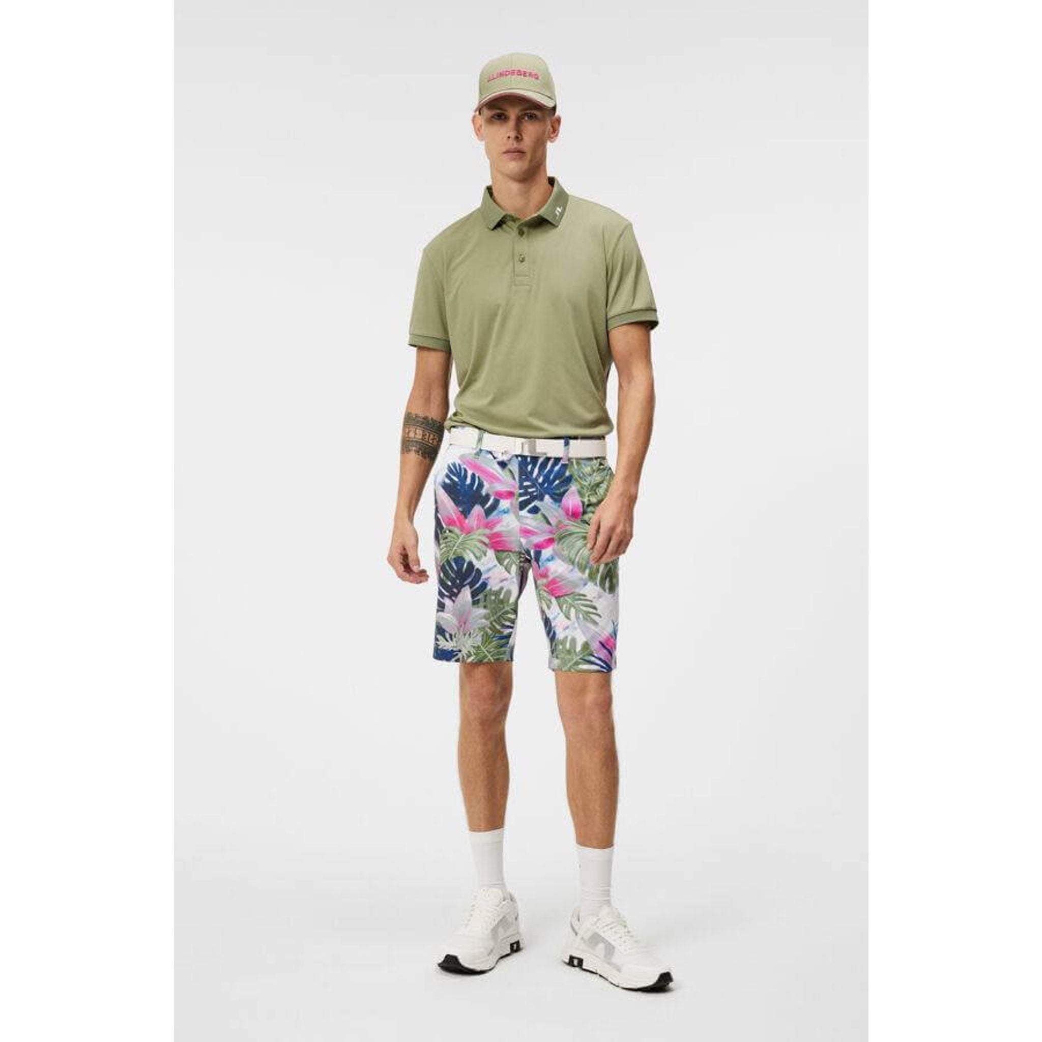 Polo da uomo con stampa vestibilità regolare J. Lindeberg KV