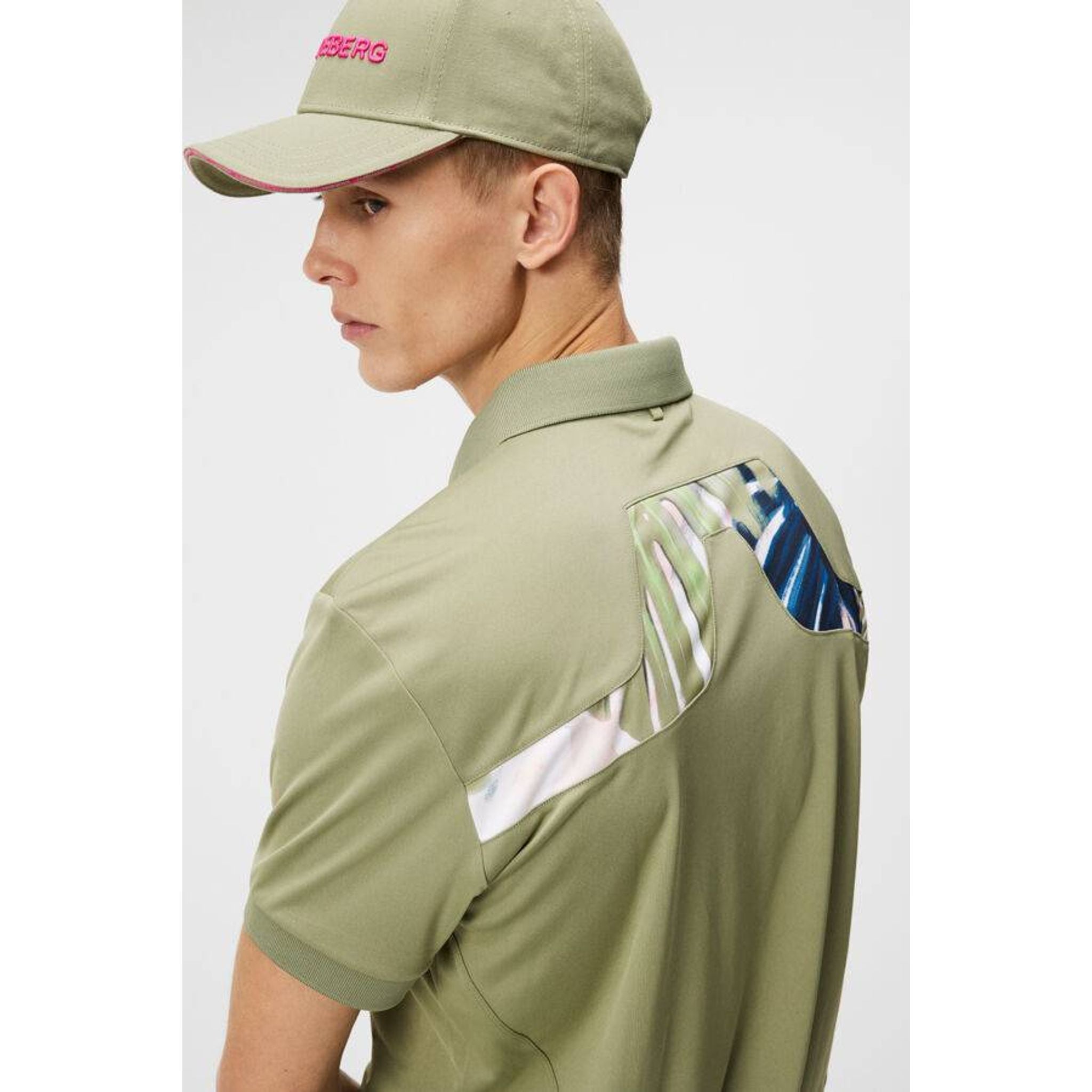 Polo da uomo con stampa vestibilità regolare J. Lindeberg KV