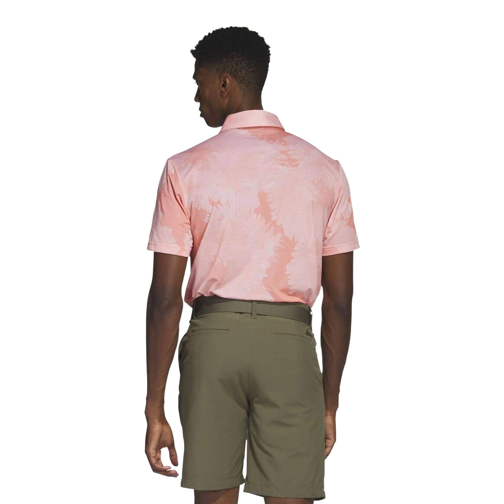 Polo Adidas da uomo in rete a fiori