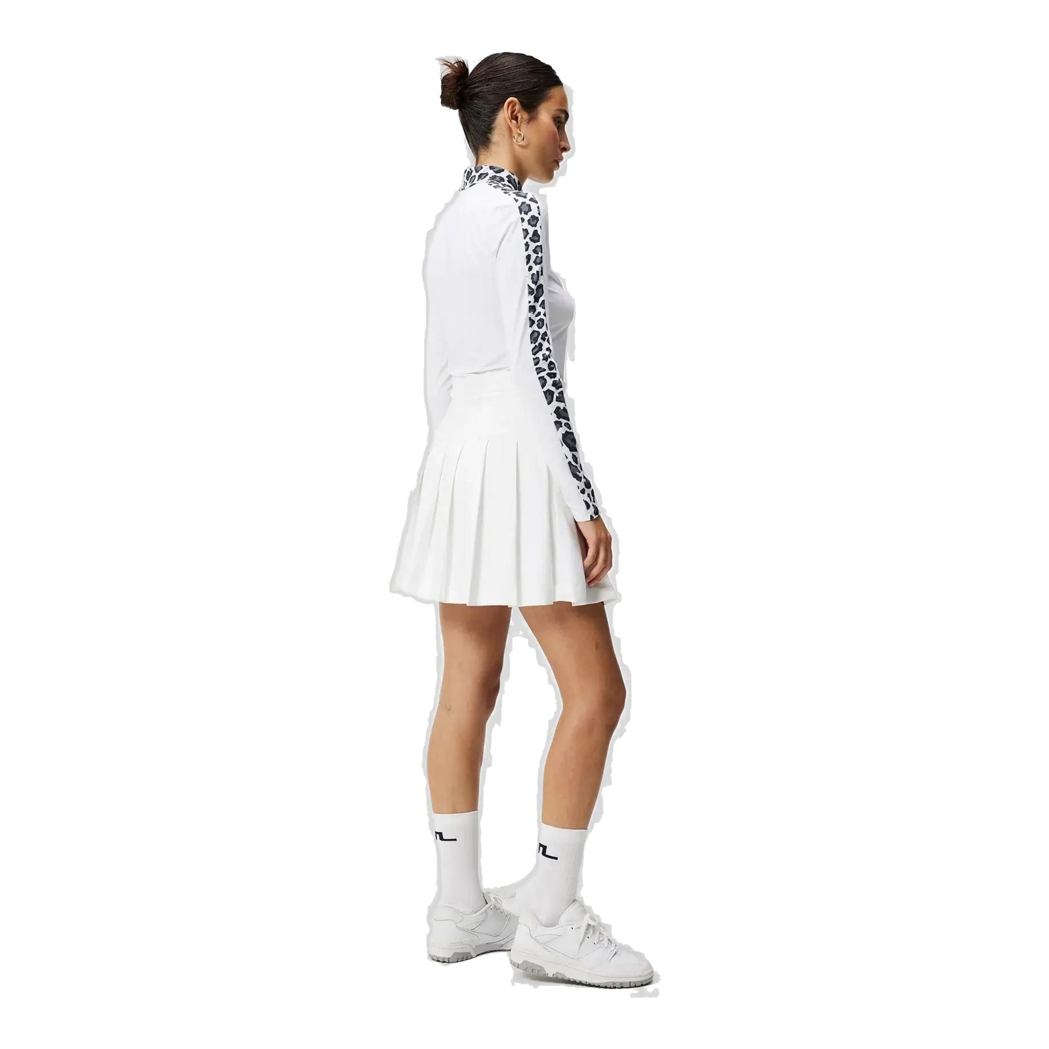 J. Lindeberg W Camille Top a compressione bianco da donna