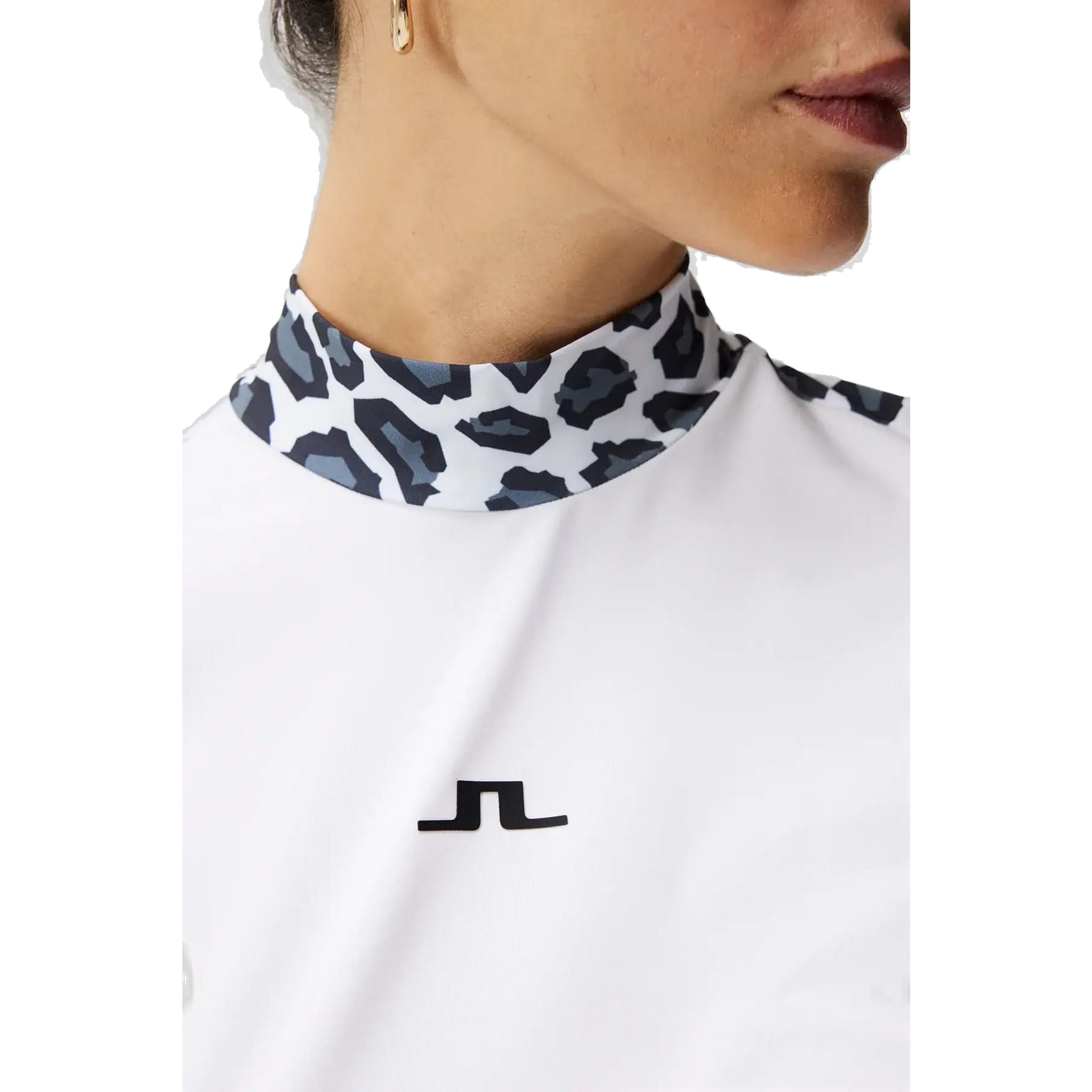 J. Lindeberg W Camille Top a compressione bianco da donna