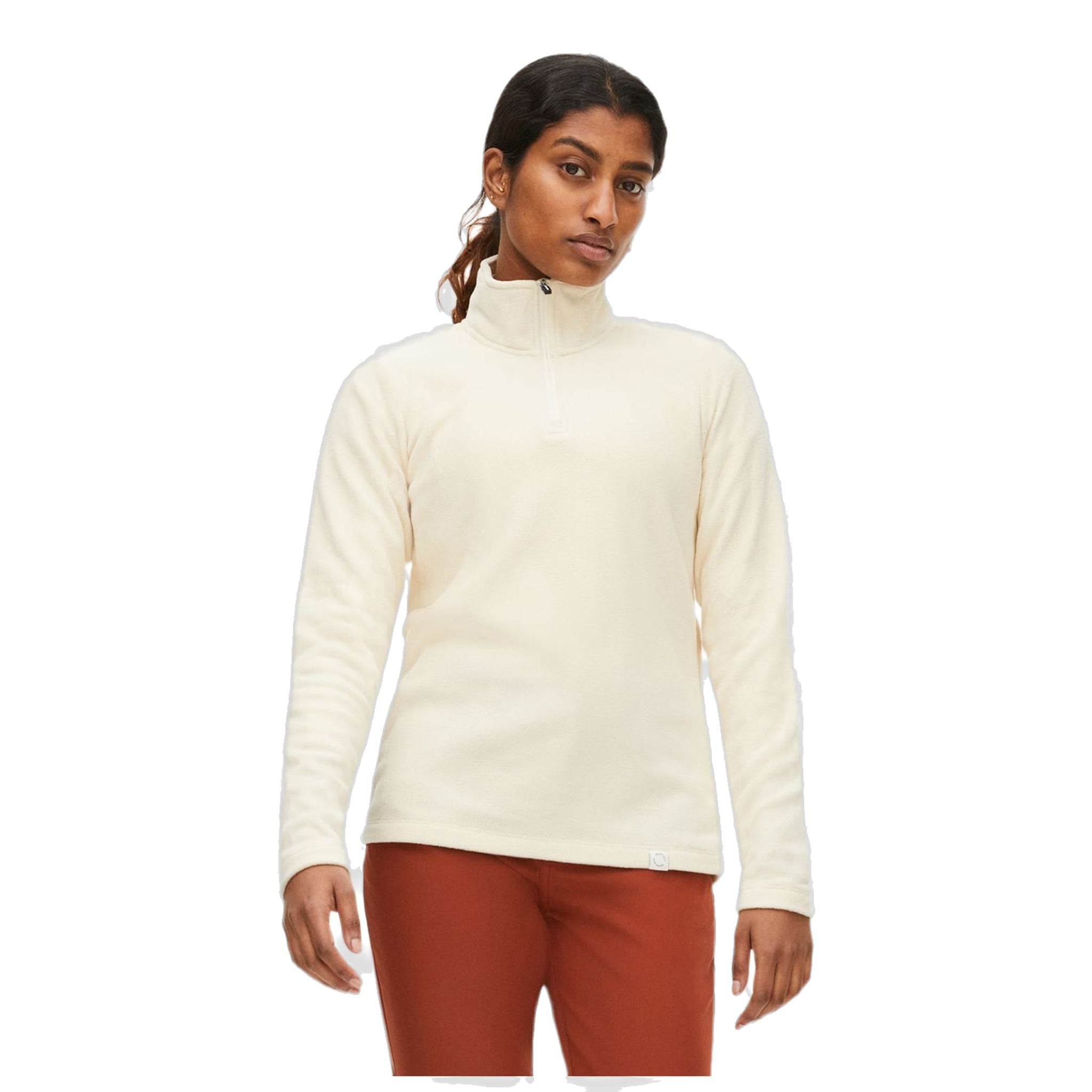 Röhnisch Golf Fleece Pullover Lightweight White Swan Women Women