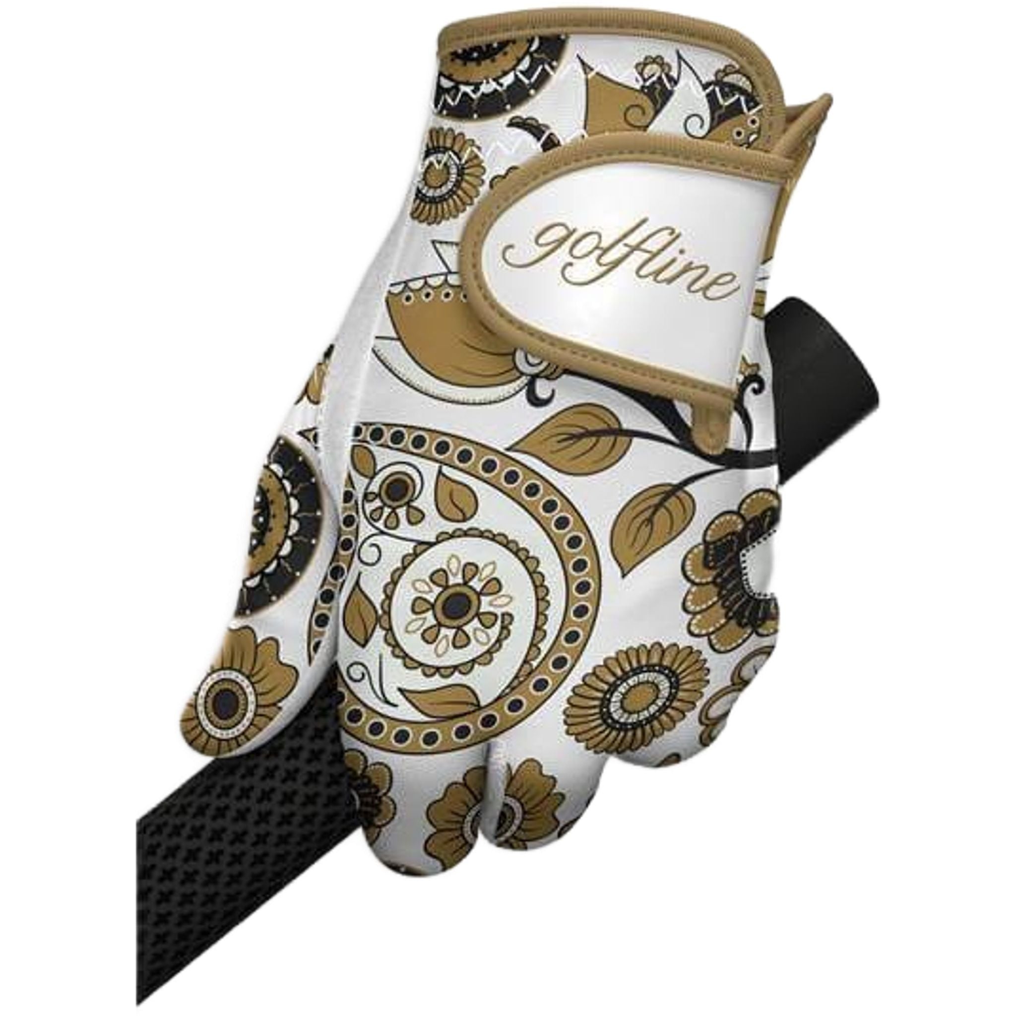 Guanto da golf Golfline W Ornament Sand Donna RH L Donna