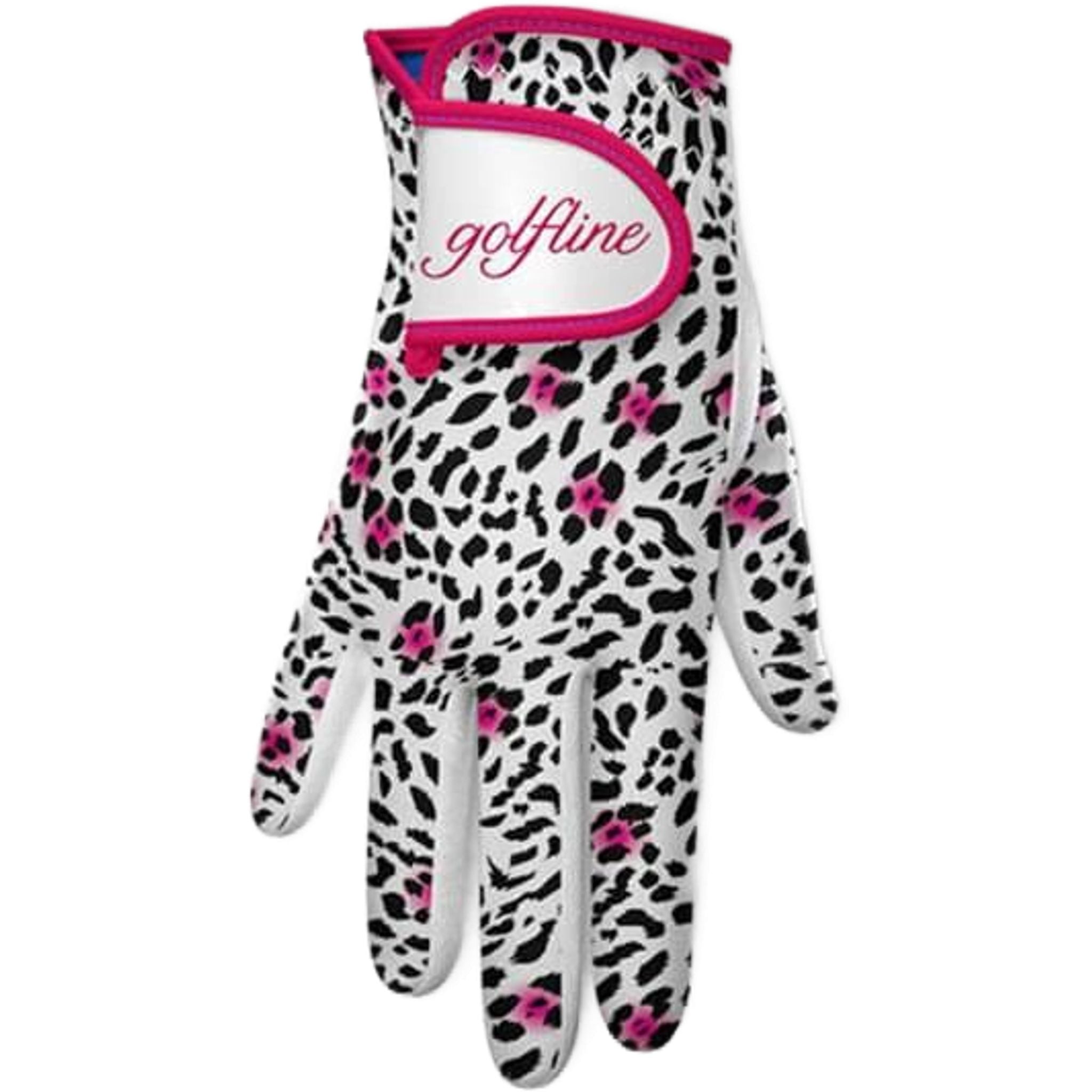 Guanto da golf Golfline W rosa leopardato da donna LH S da donna