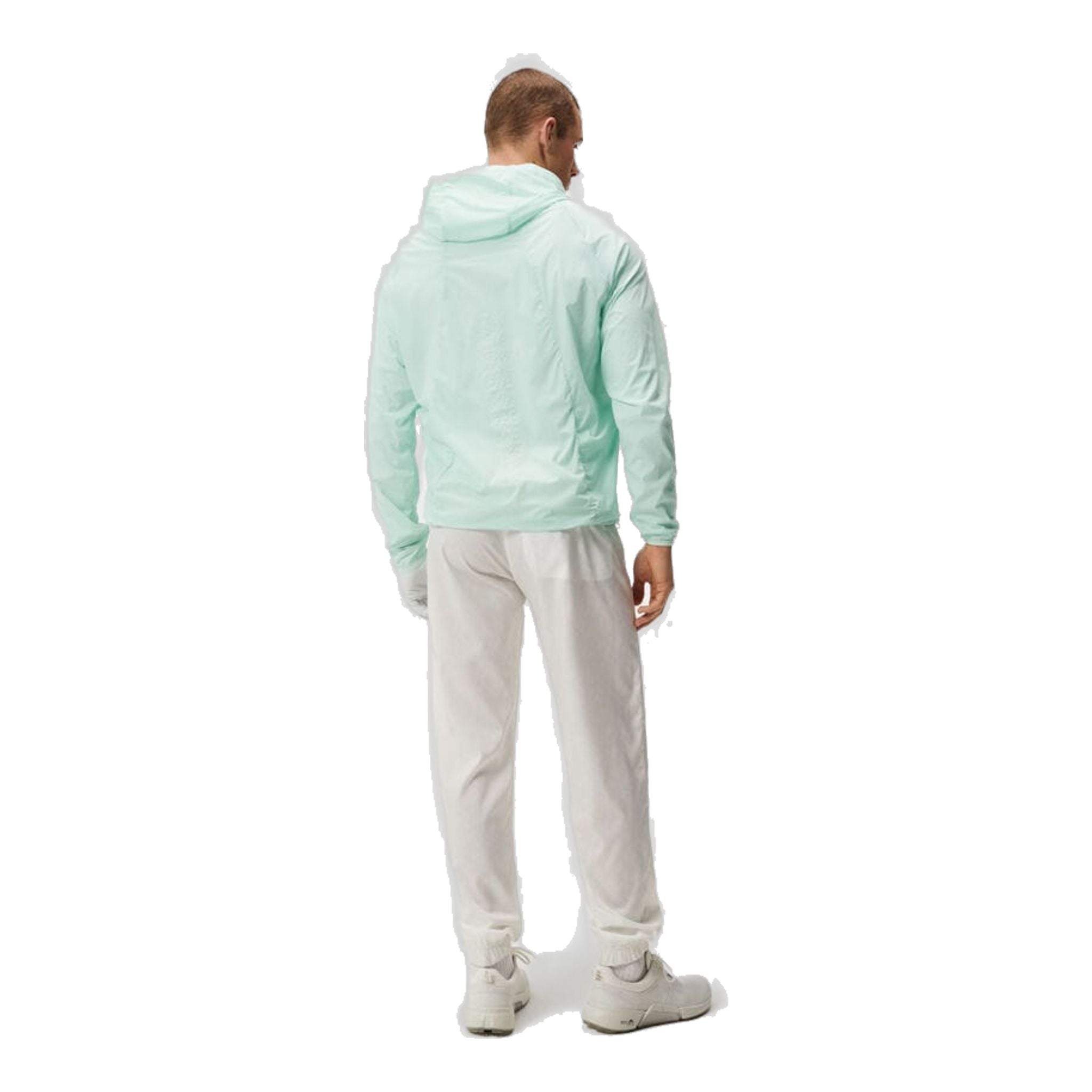 J. Lindeberg Arron Stretch Wind Felpa con cappuccio da uomo Honeydew Men