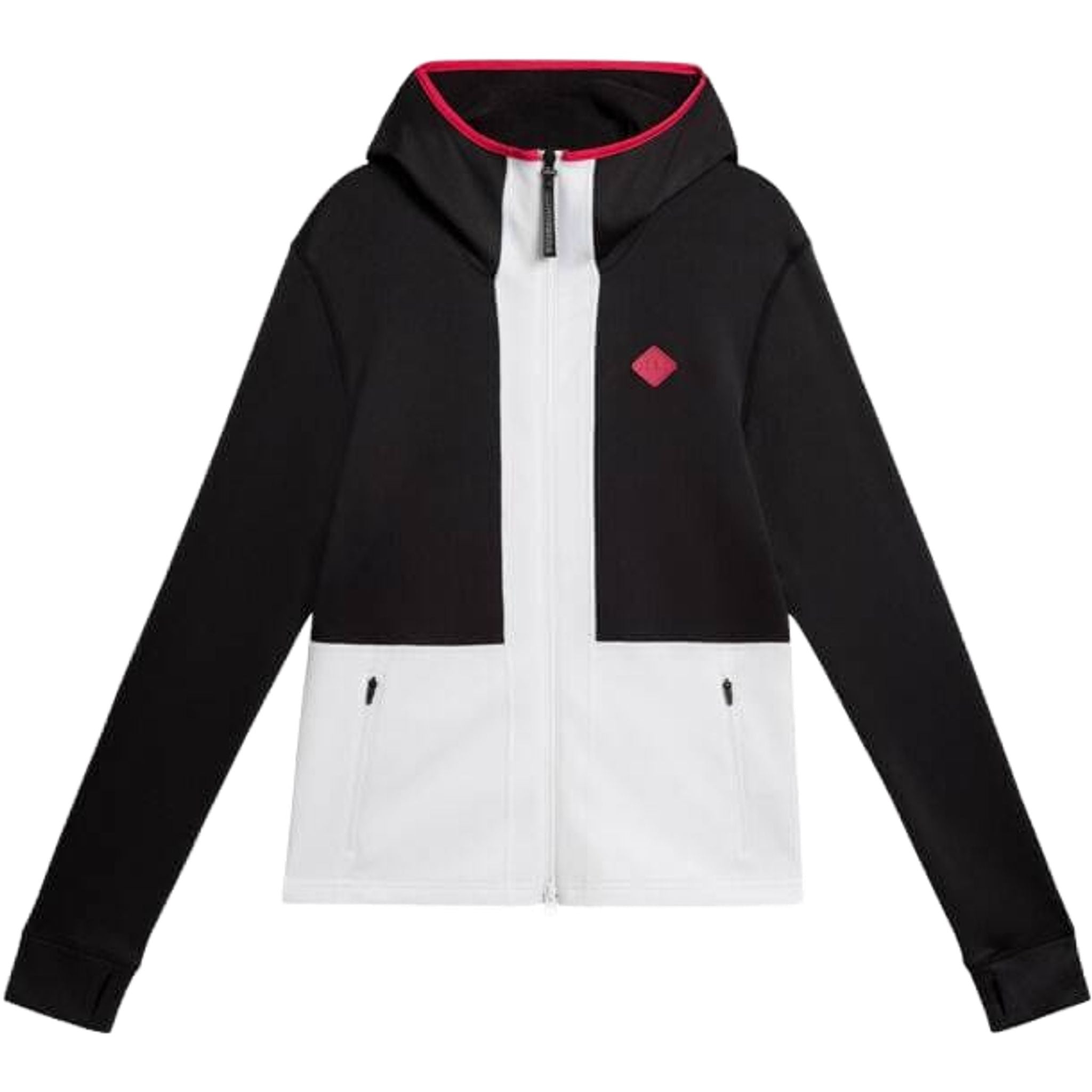 Felpa con cappuccio J. Lindeberg Powerline da donna, nera