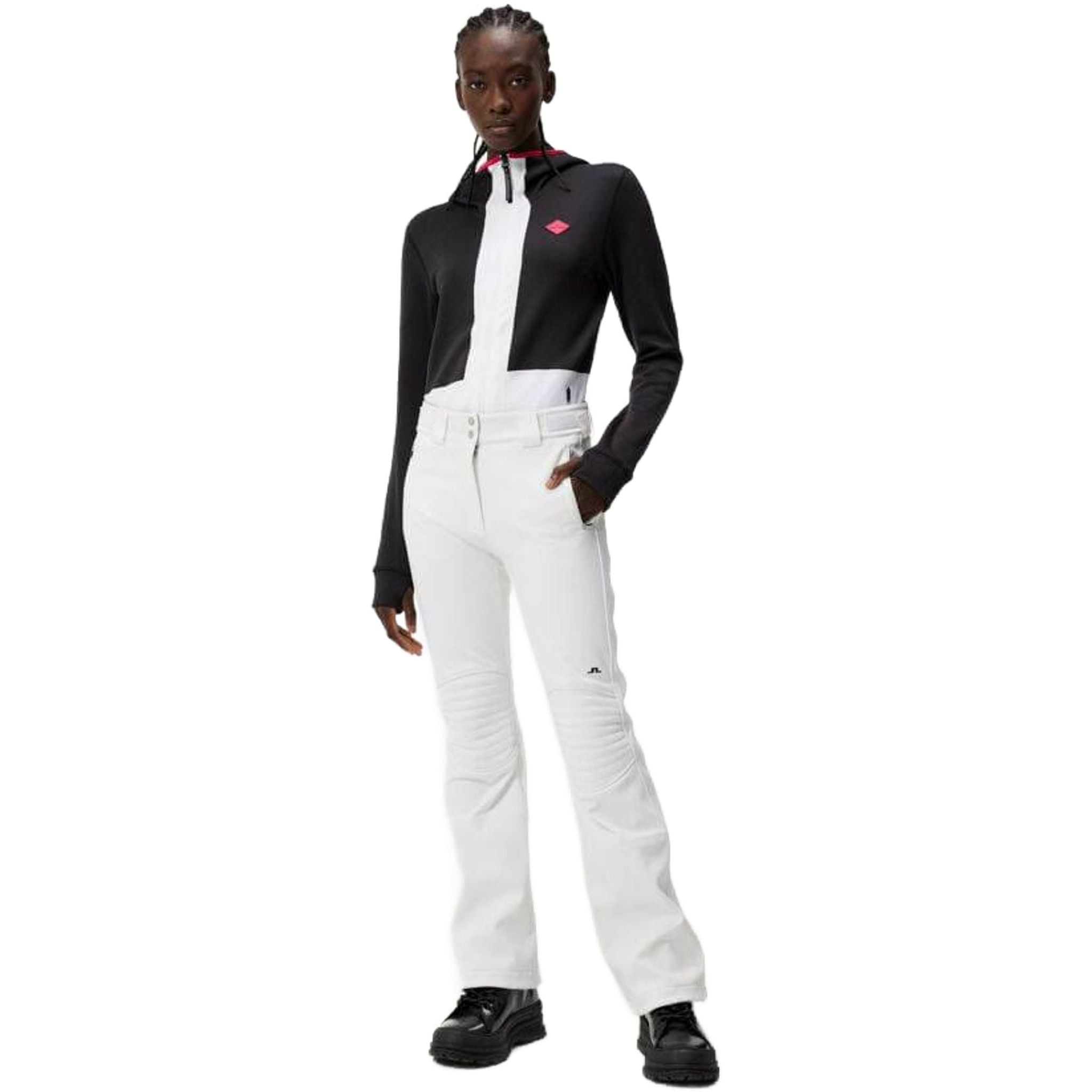 Felpa con cappuccio J. Lindeberg Powerline da donna, nera