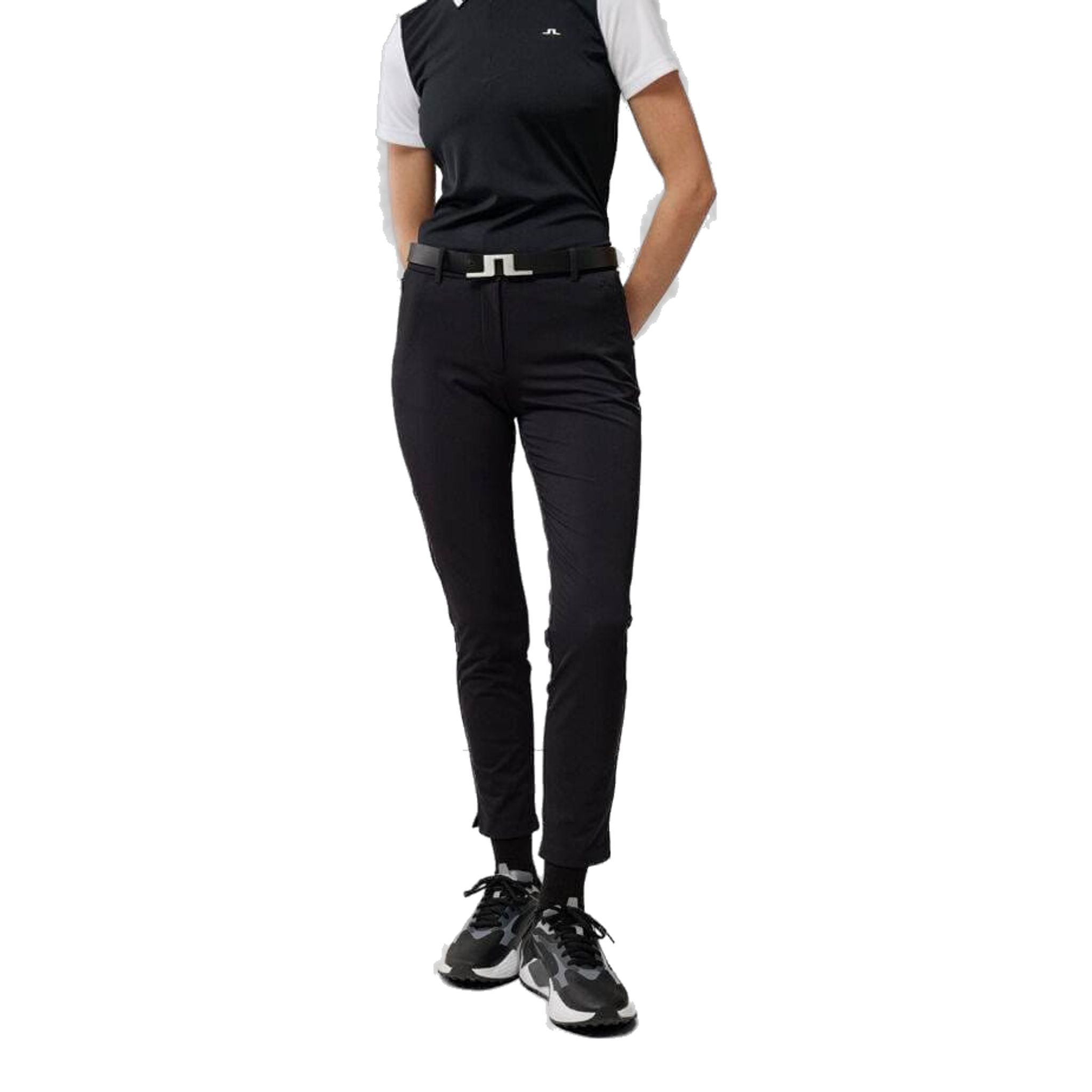 Pantaloni da golf in twill di pile J. Lindeberg Lei da donna
