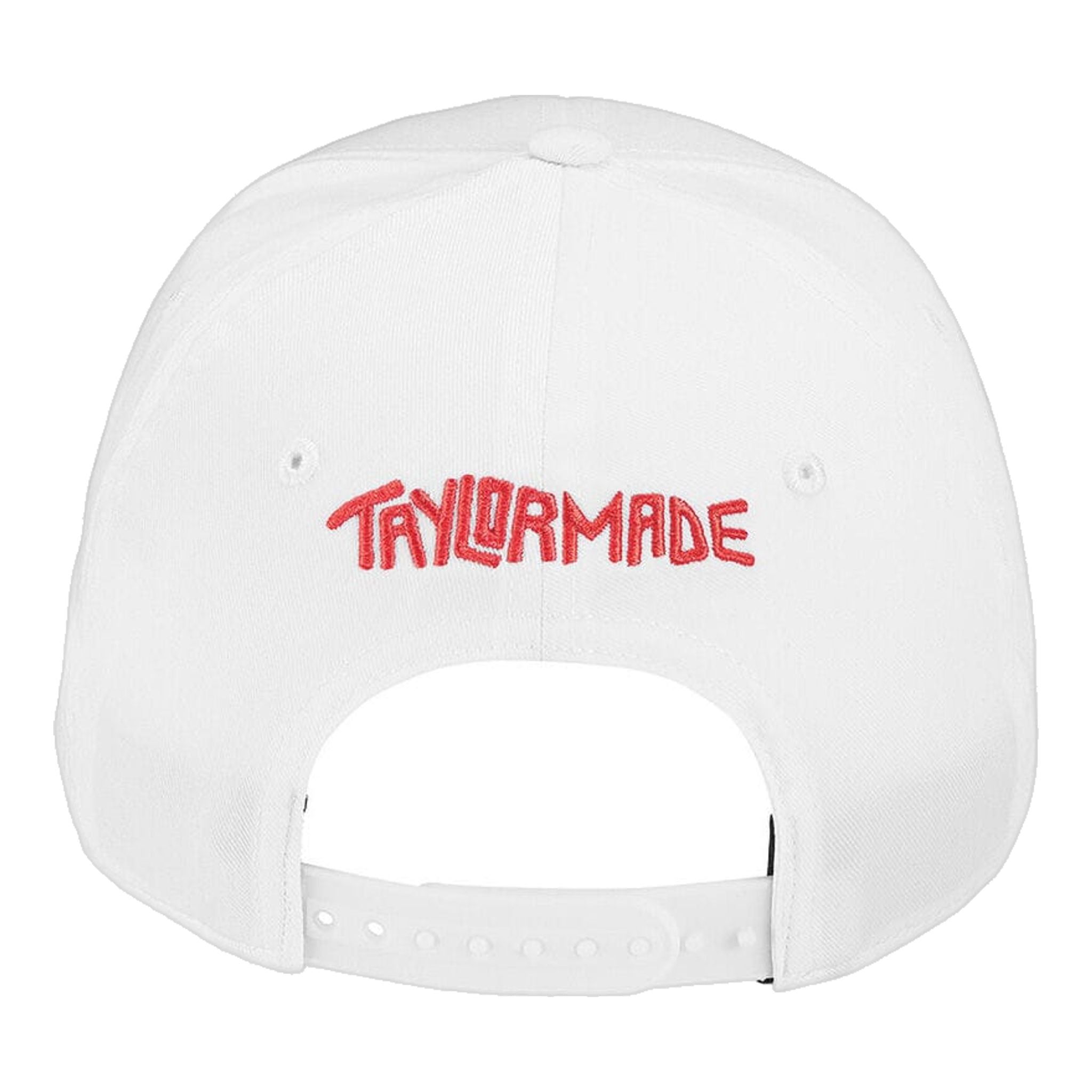 Cappellino con logo TaylorMade TM bianco da uomo