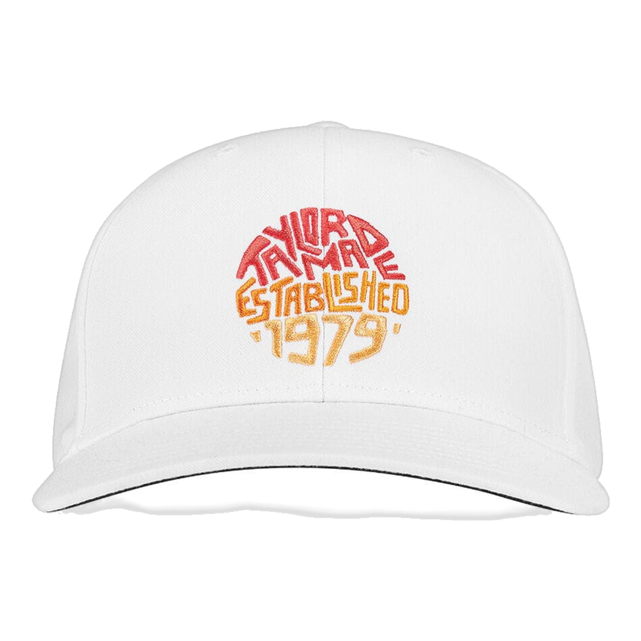 Cappellino con logo TaylorMade TM bianco da uomo