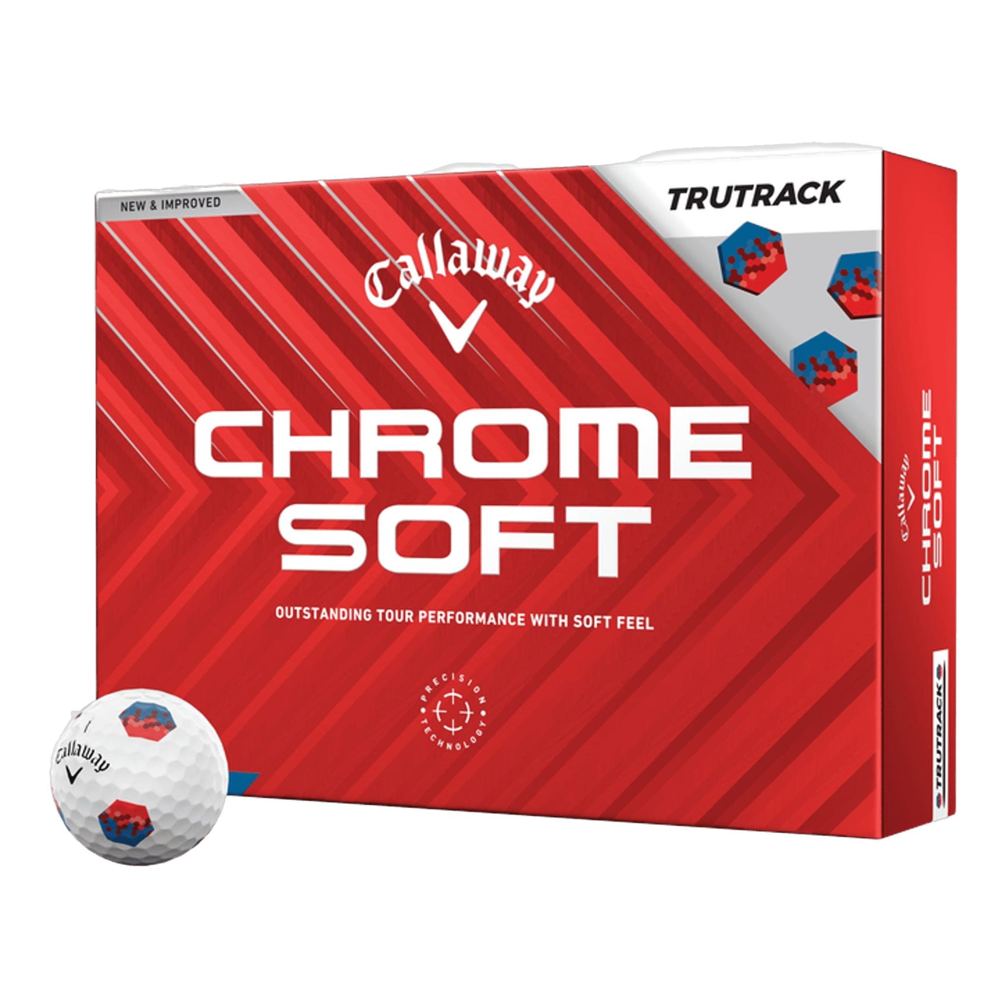 Palline da golf TruTrack morbide cromate Callaway (2024)
