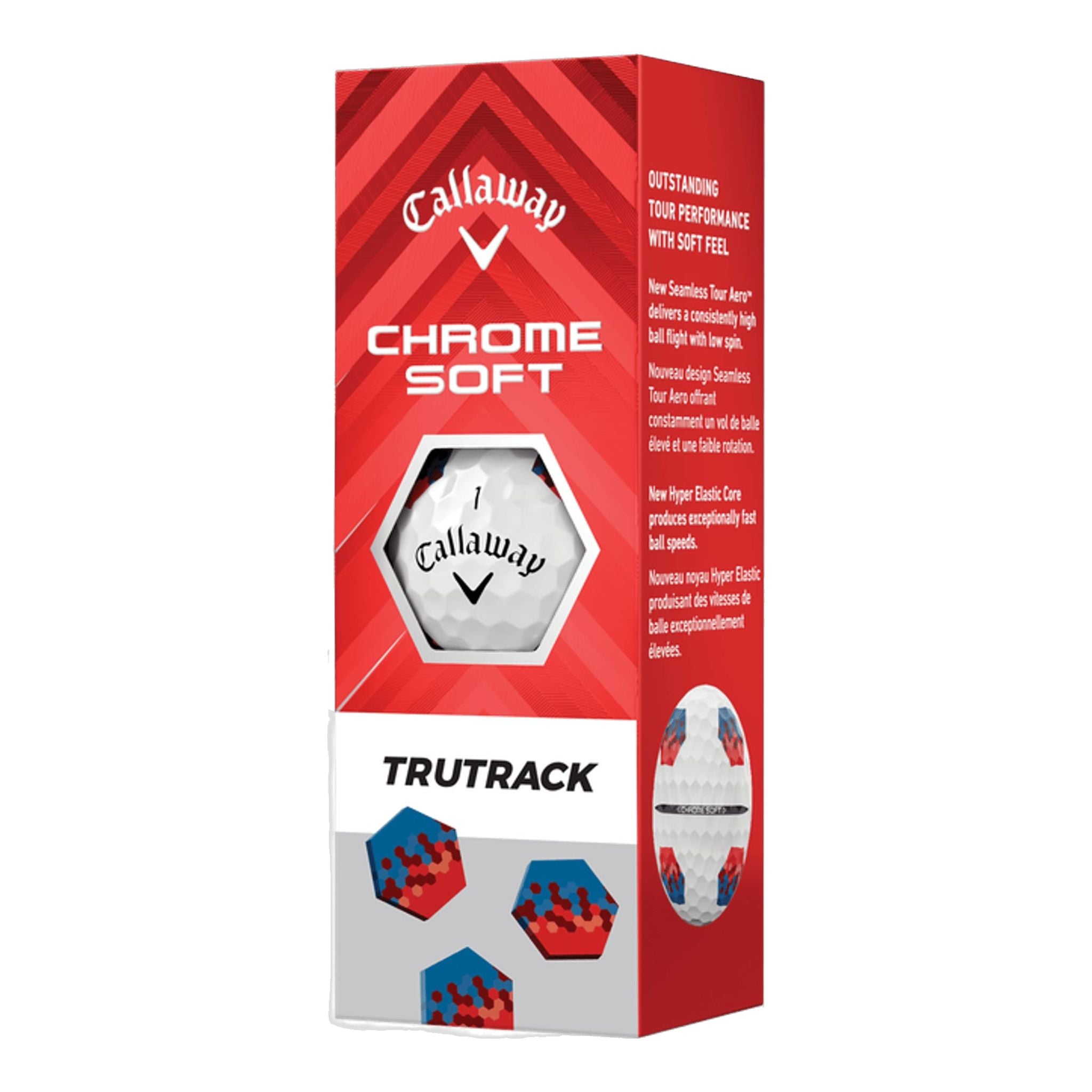 Palline da golf TruTrack morbide cromate Callaway (2024)