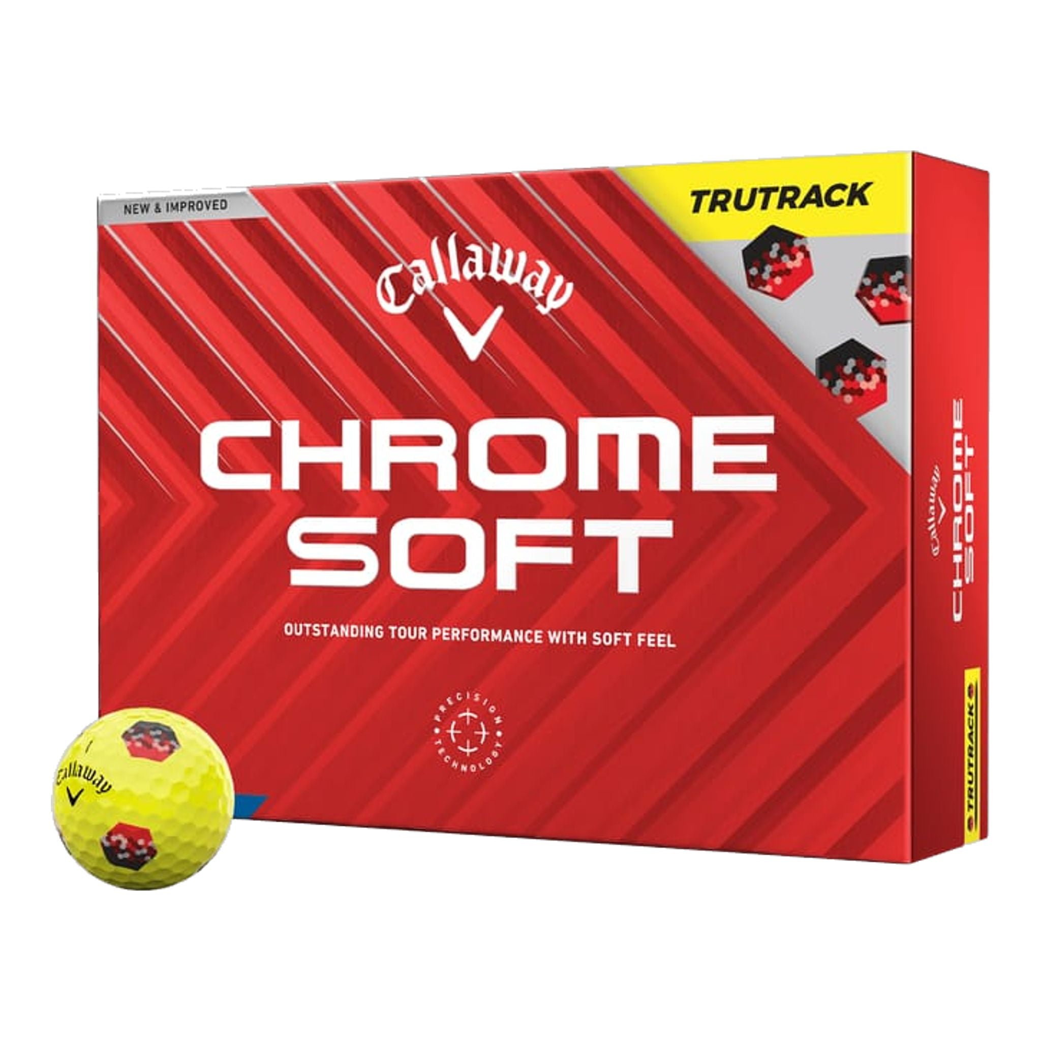 Palline da golf TruTrack morbide cromate Callaway (2024)